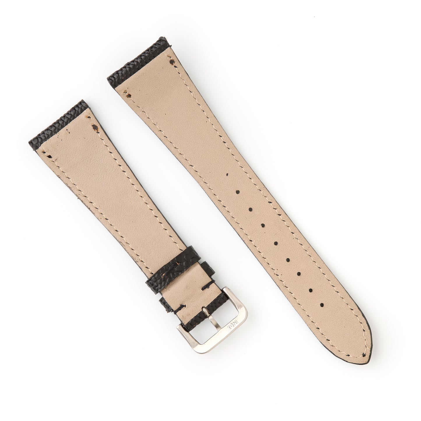 Hatchling Straps Vintage Inspired Black 22mm