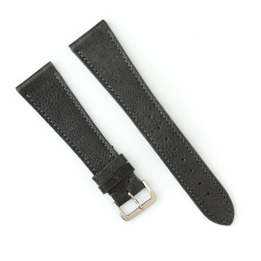 Hatchling Straps Vintage Inspired Black-Long 22mm
