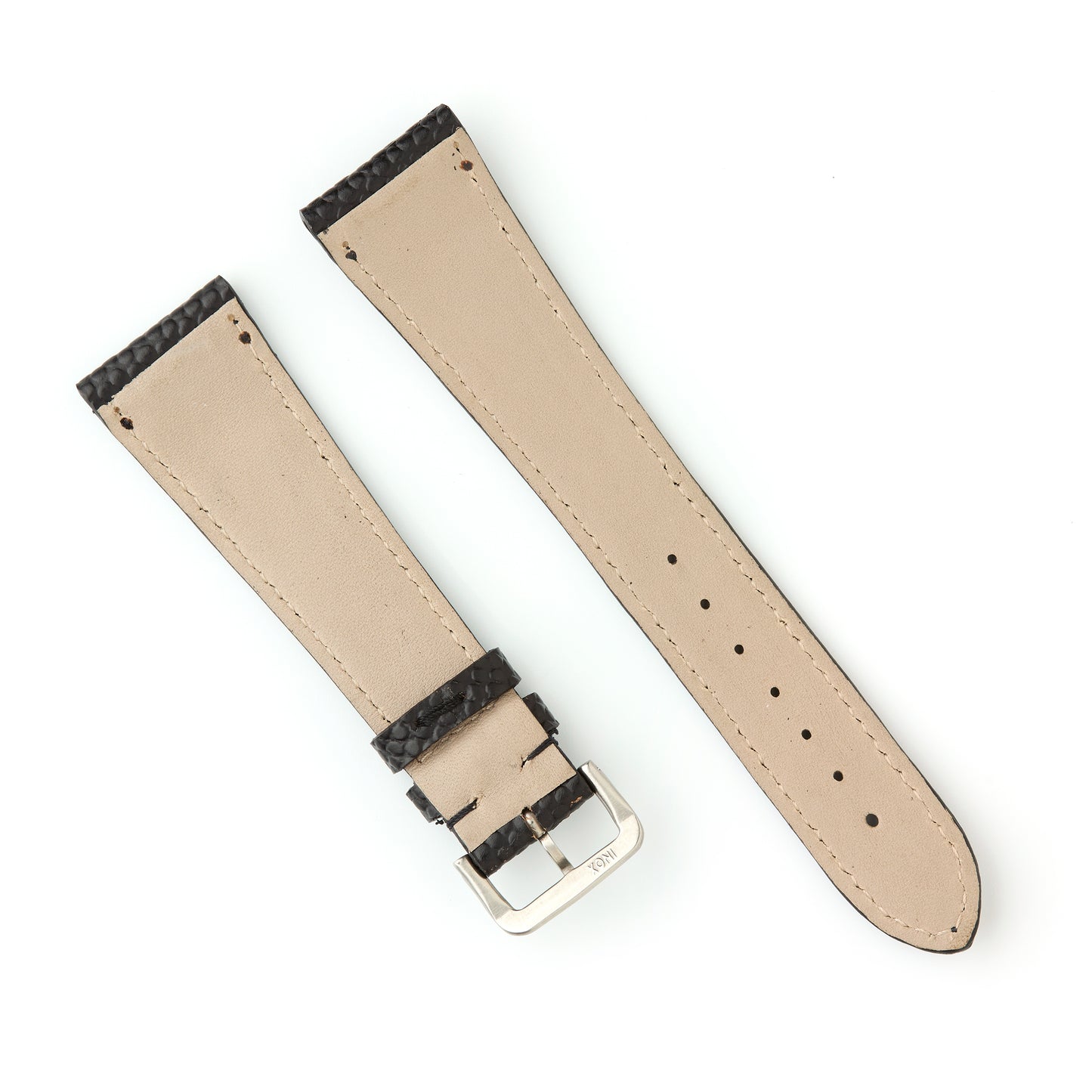 Hatchling Straps Vintage Inspired Black 22mm
