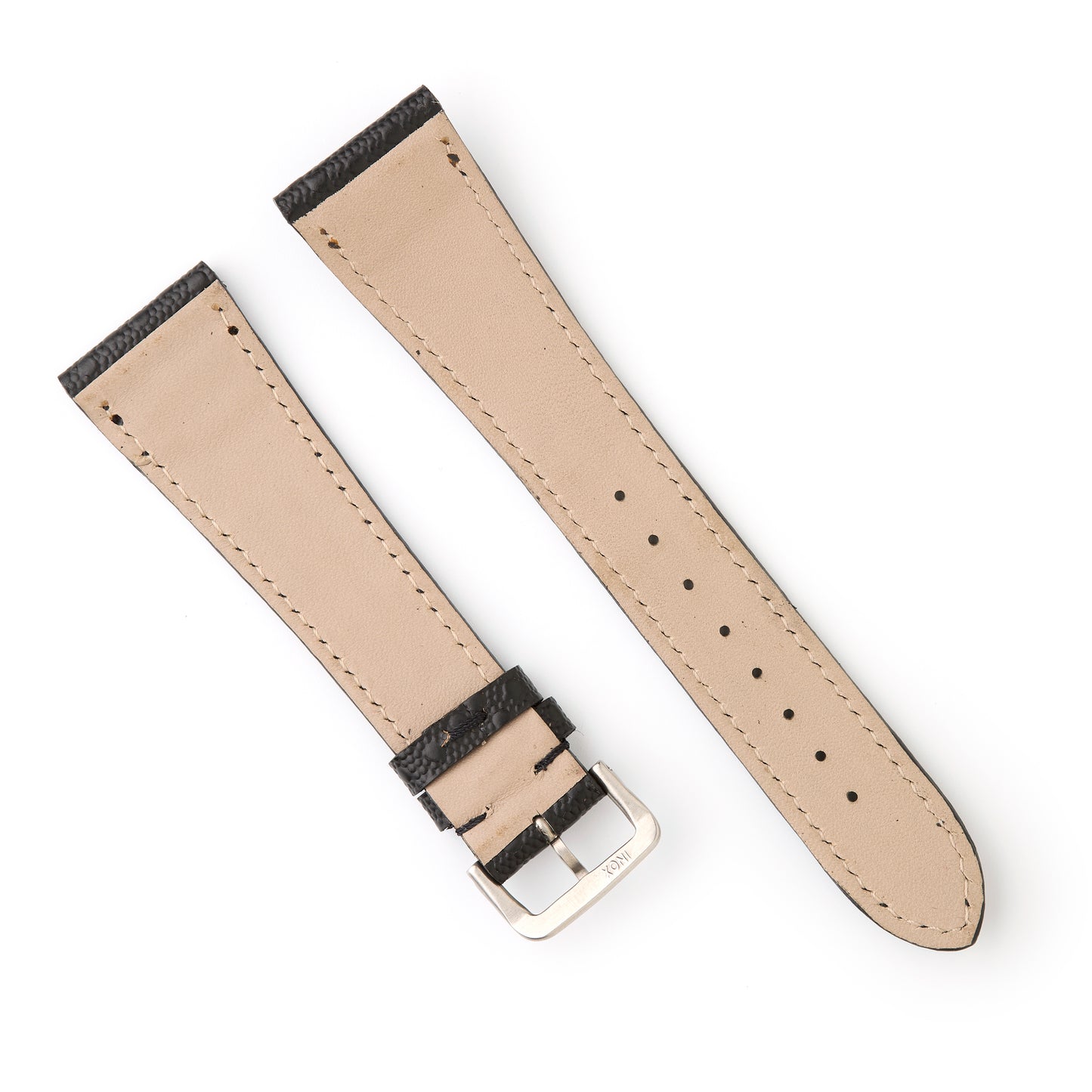 Hatchling Straps Vintage Inspired Black 22mm