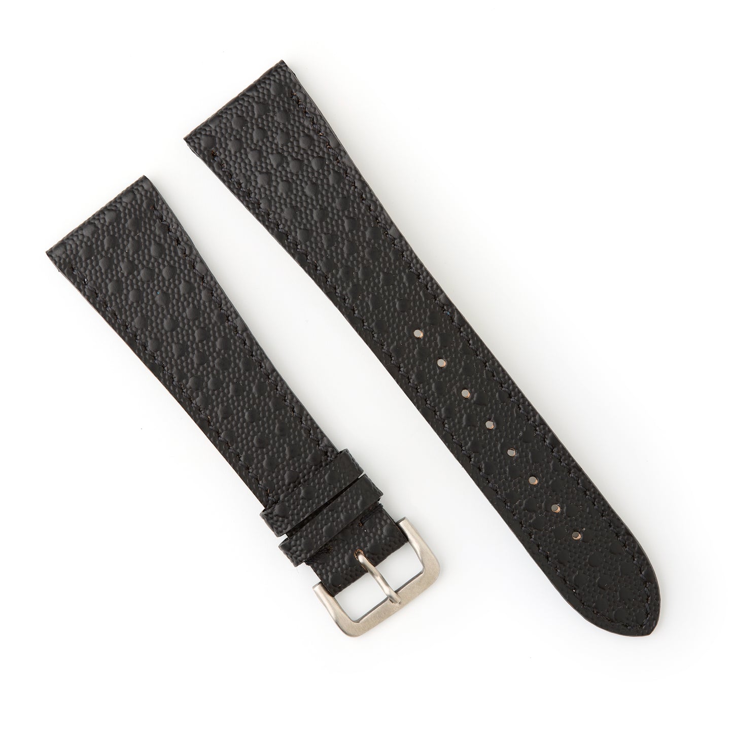 Hatchling Straps Vintage Inspired Black 22mm