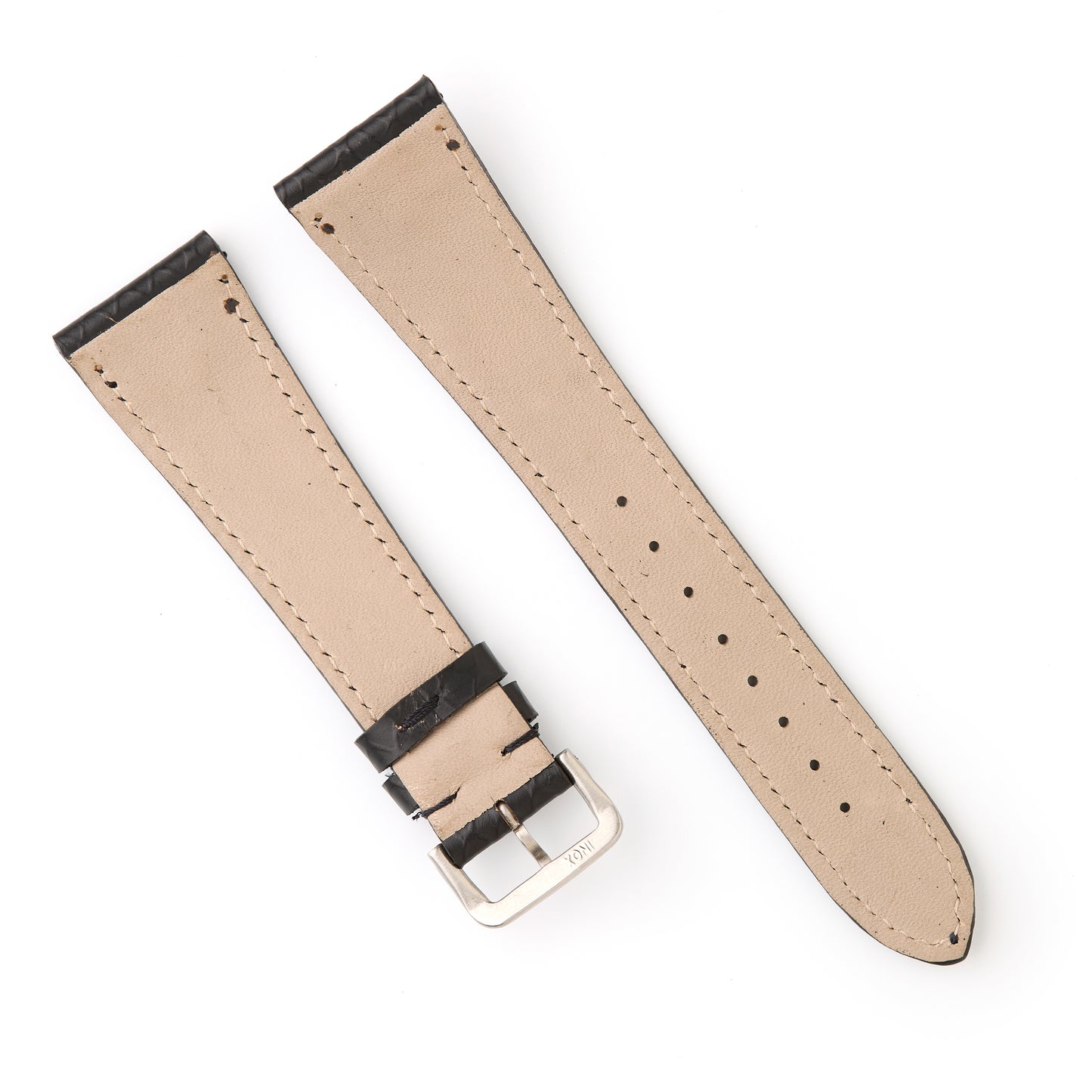 Hatchling Straps Vintage Inspired Black 22mm