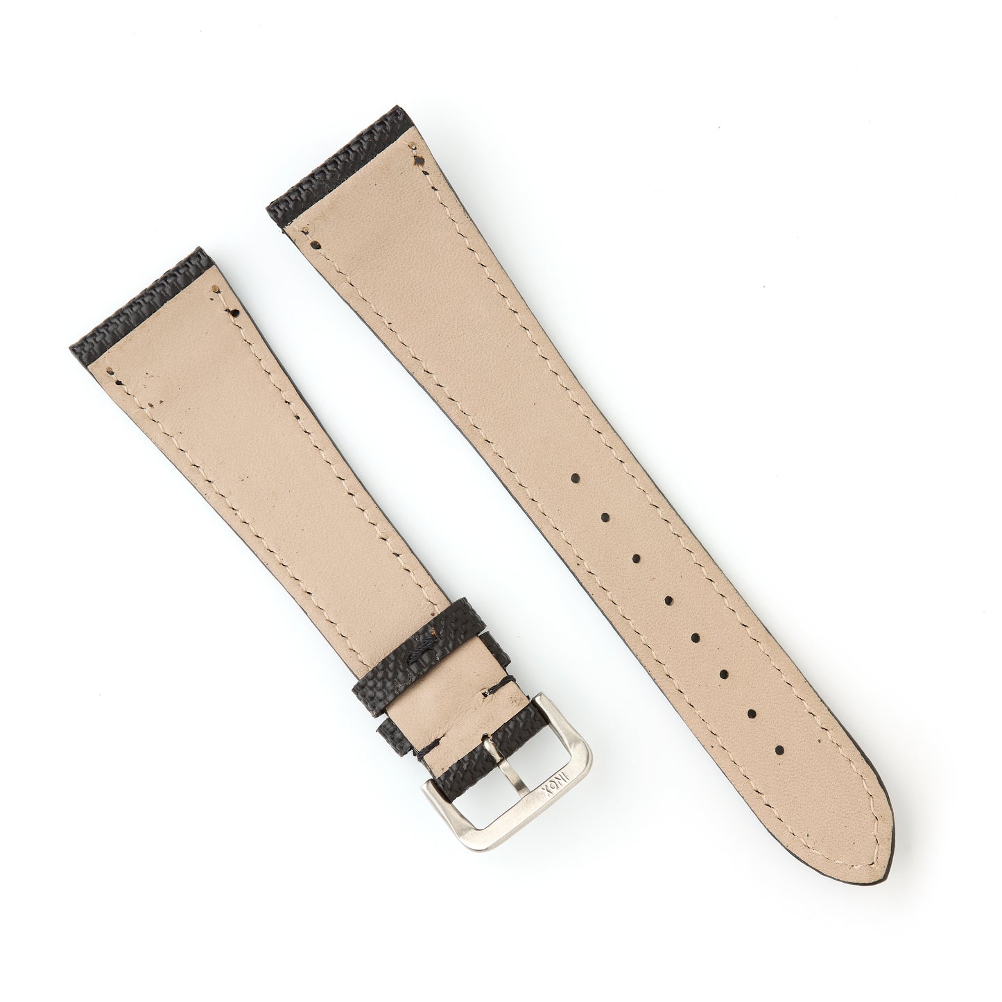 Hatchling Straps Vintage Inspired Black 22mm