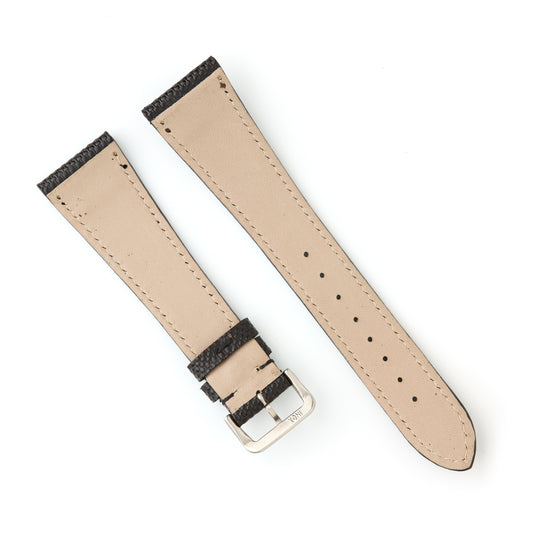 Hatchling Vintage Inspired Watch Strap Band Black 22mm