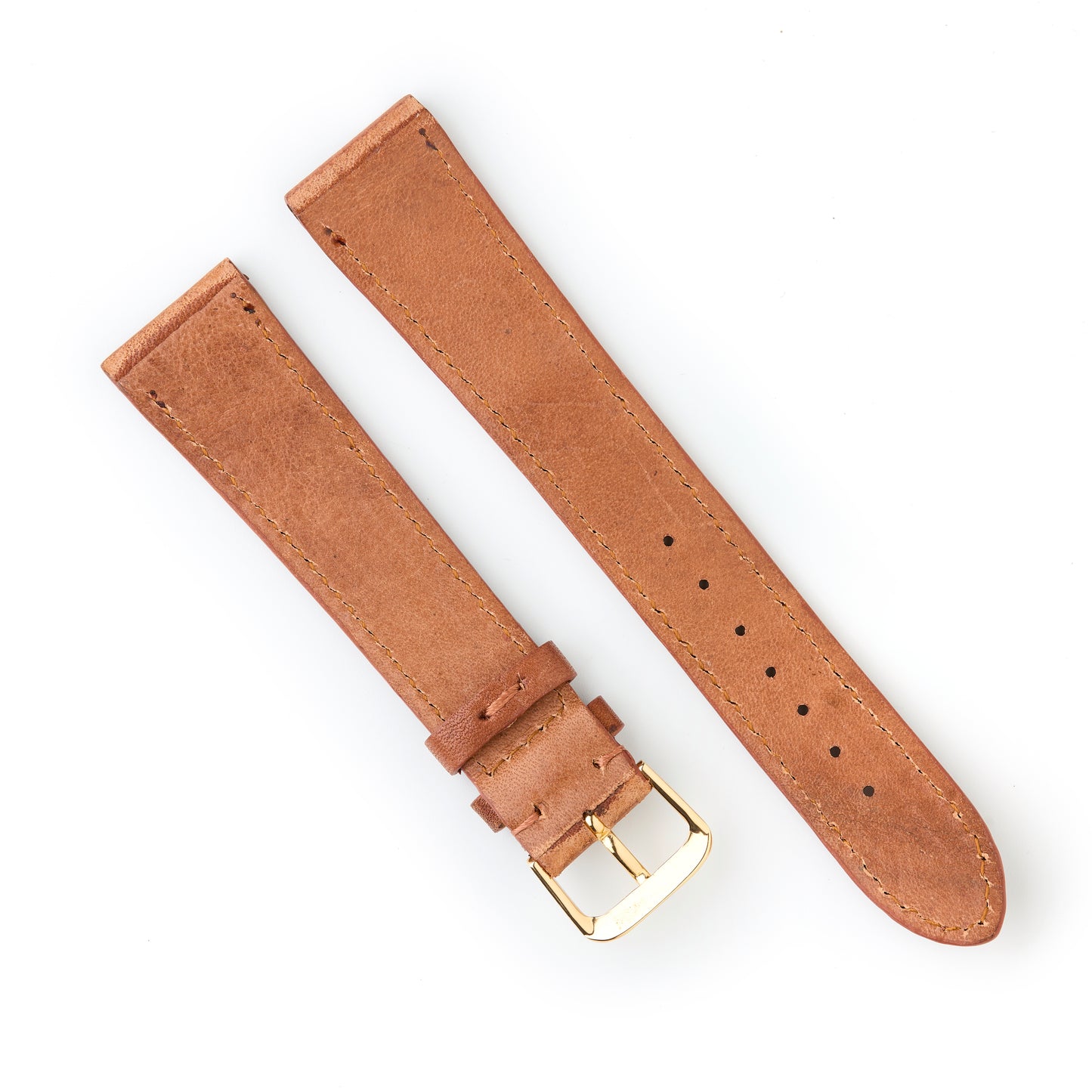 Hatchling Straps Vintage Inspired Brown-Long 20mm