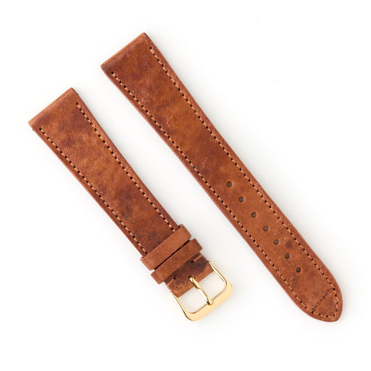 Hatchling Straps Vintage Inspired Brown-Long 20mm