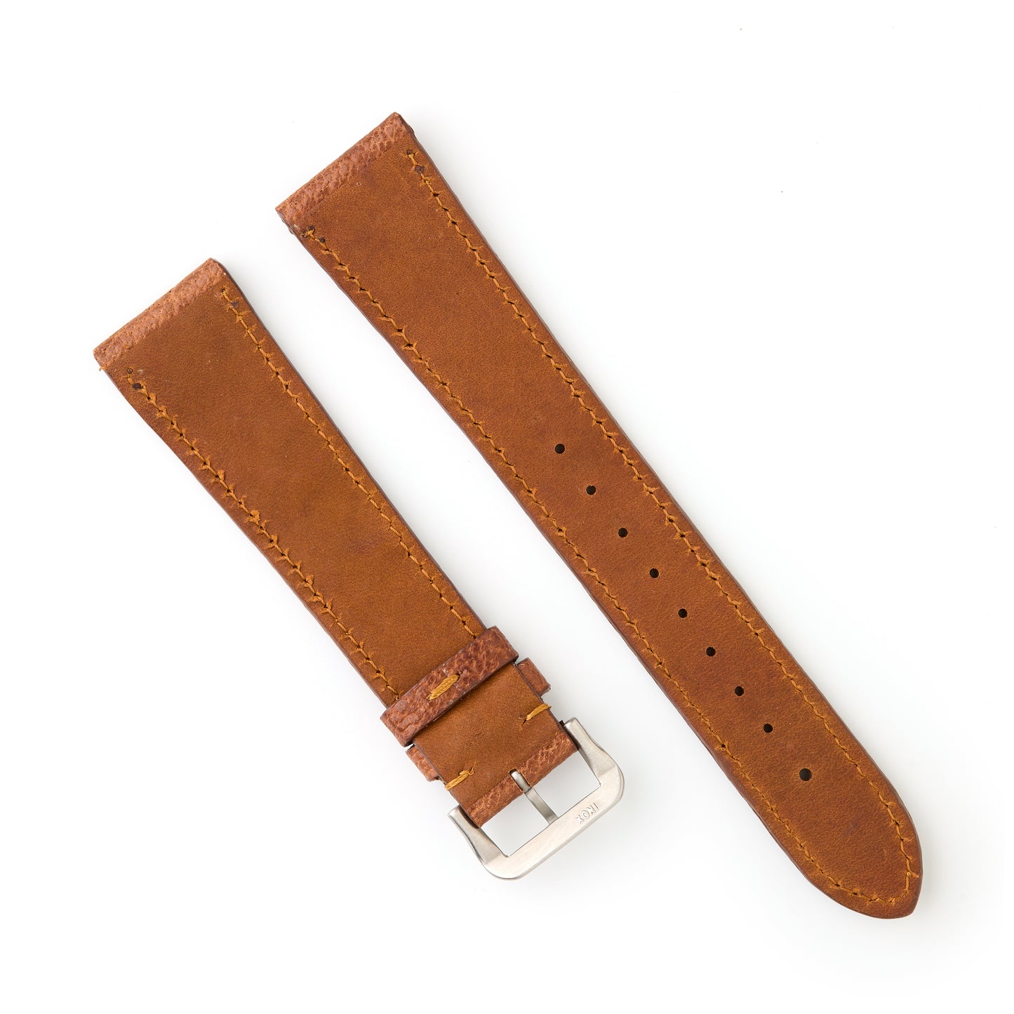 Hatchling Straps Vintage Inspired Brown-Long 20mm