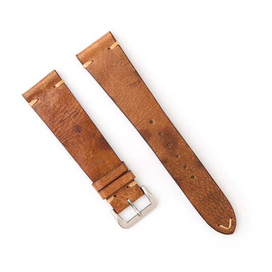 Hatchling Straps Vintage Inspired Brown 20mm