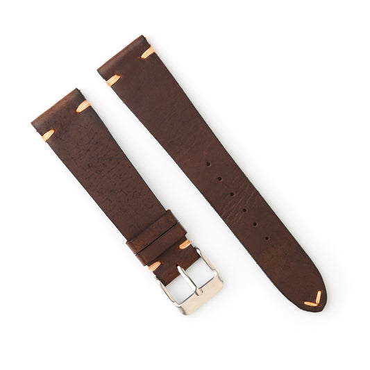 Hatchling Straps Vintage Inspired Brown 20mm