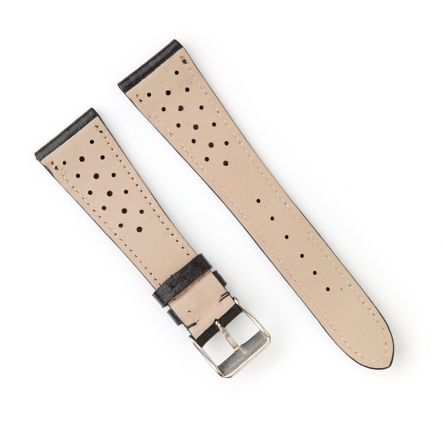 Hatchling Straps Vintage Inspired Rallye Black 22mm
