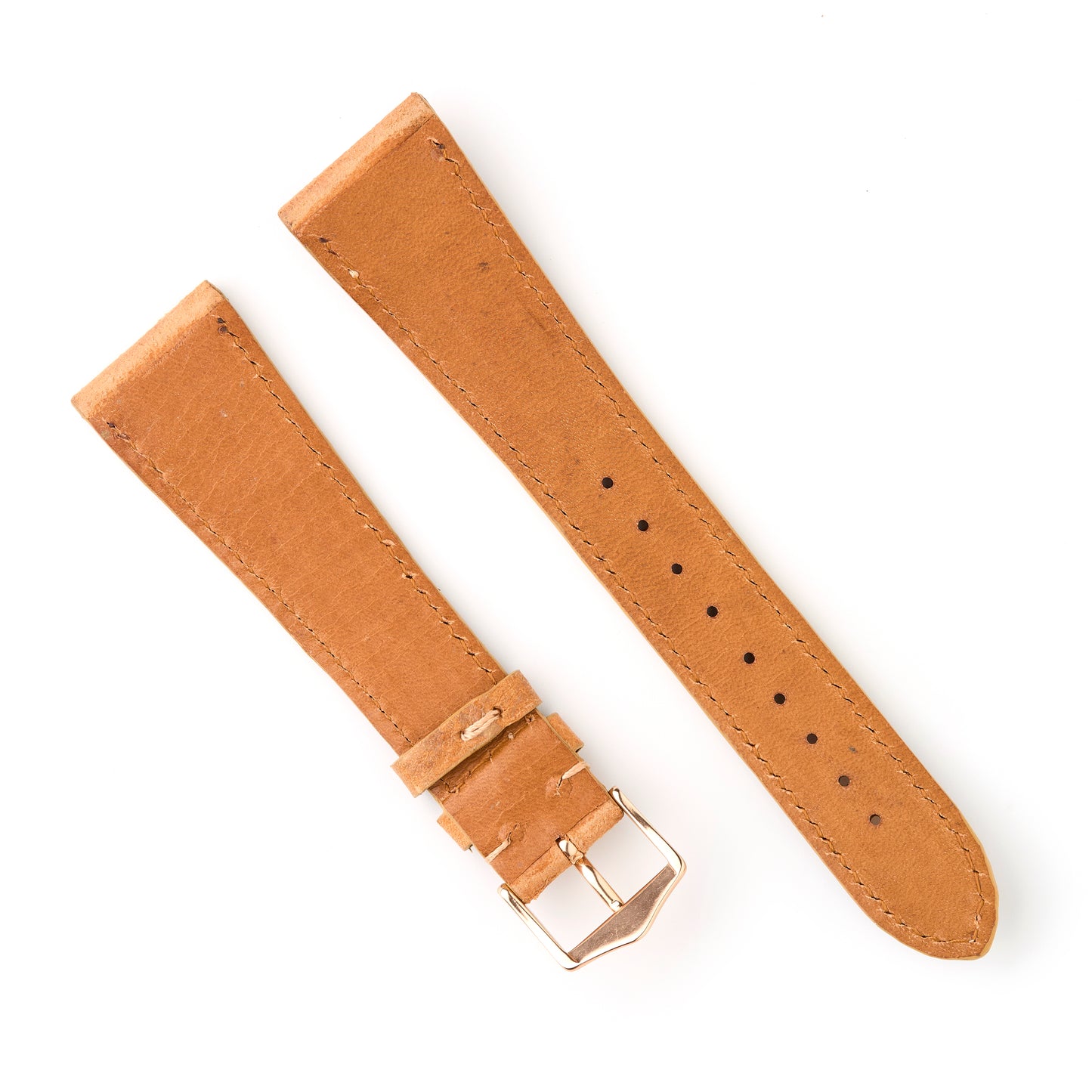Hatchling Straps Vintage Inspired Brown-Long 22mm