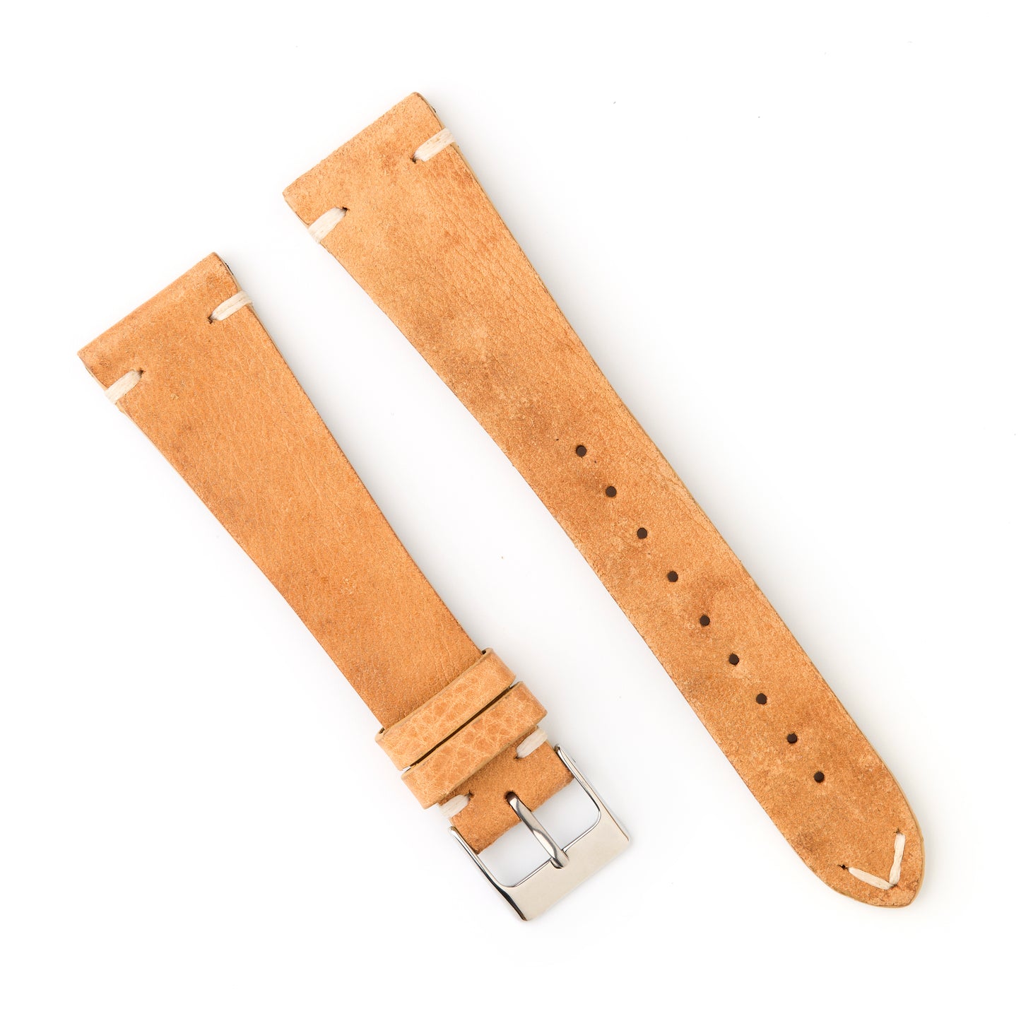 Hatchling Straps Vintage Inspired Brown-Long 22mm