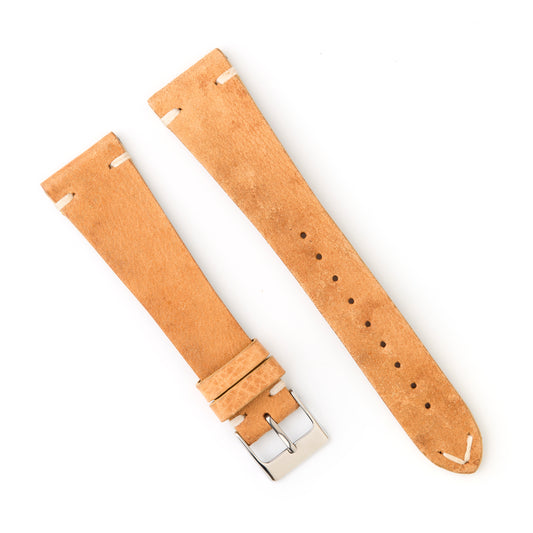 Hatchling Straps Vintage Inspired Brown-Long 22mm