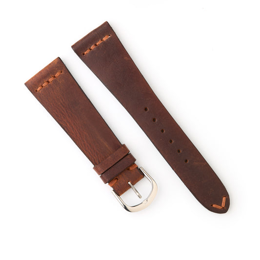 Hatchling Straps Vintage Inspired Brown 22mm