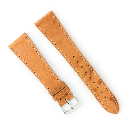 Hatchling Straps Vintage Inspired Brown-Long 22mm