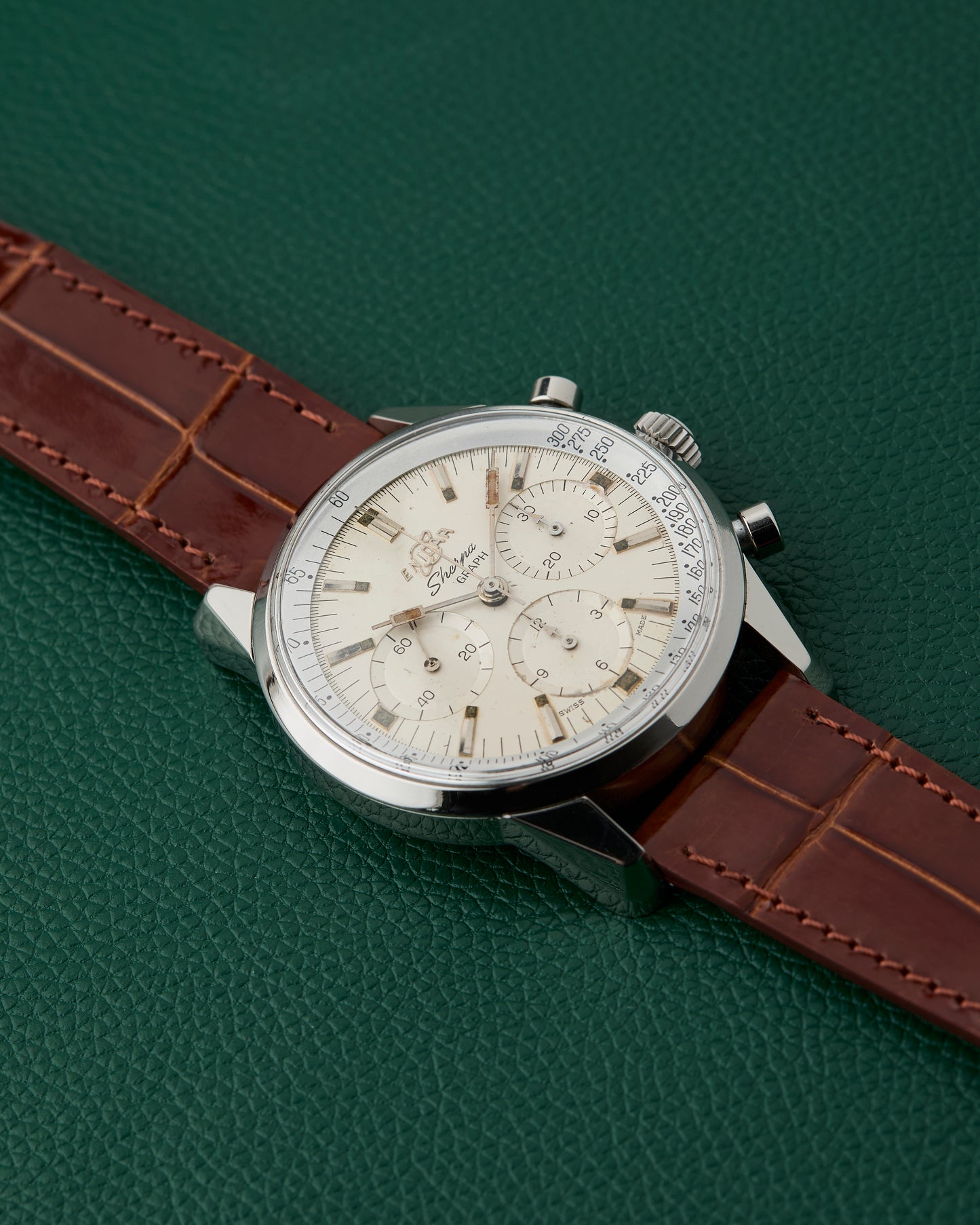 Enicar Sherpa Graph MK 1B Vintage Chronograph Valjoux 72