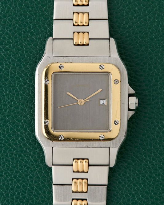 Cartier Santos Carrée Ref. 2961 Ghost Dial Godron Bracelet