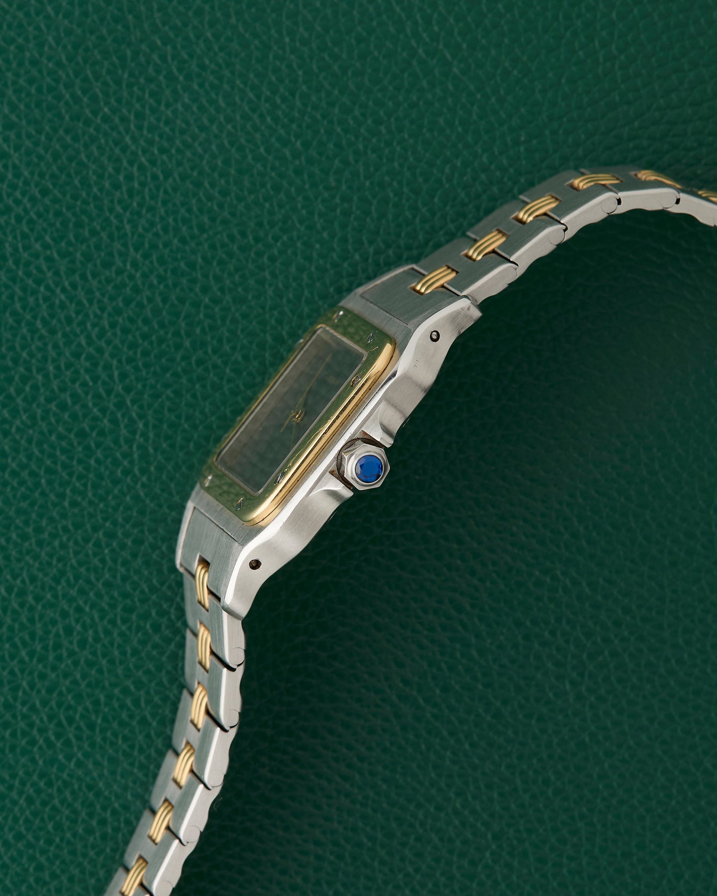 Cartier Santos Carrée Ref. 2961 Ghost Dial Godron Bracelet