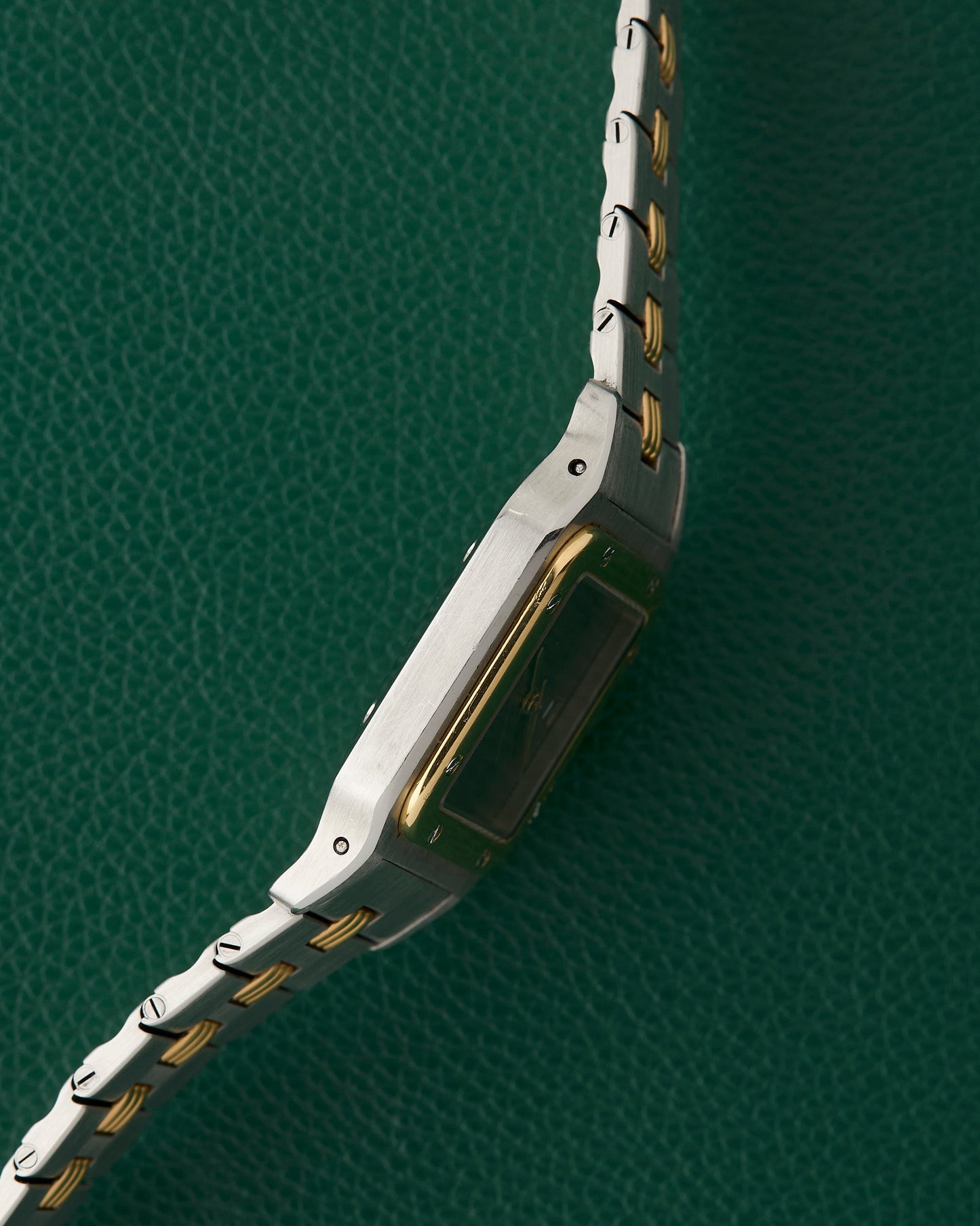 Cartier Santos Carrée Ref. 2961 Ghost Dial Godron Bracelet
