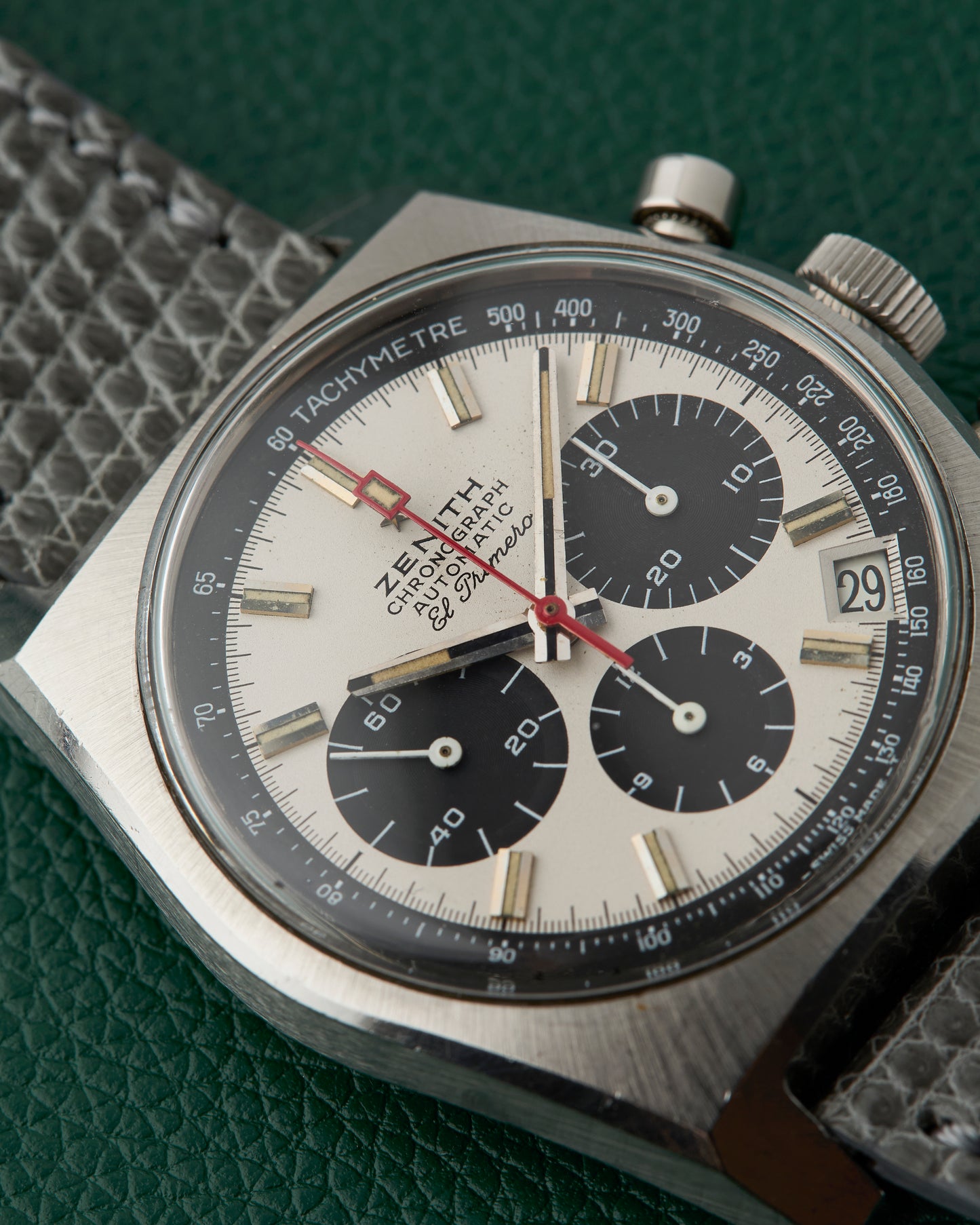 Zenith A384 El Primero Vintage Chronograph Panda Dial