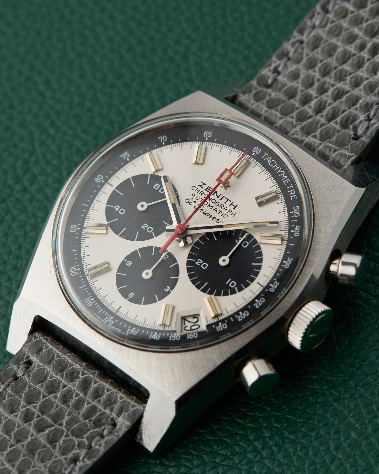 Zenith A384 El Primero Vintage Chronograph Panda Dial