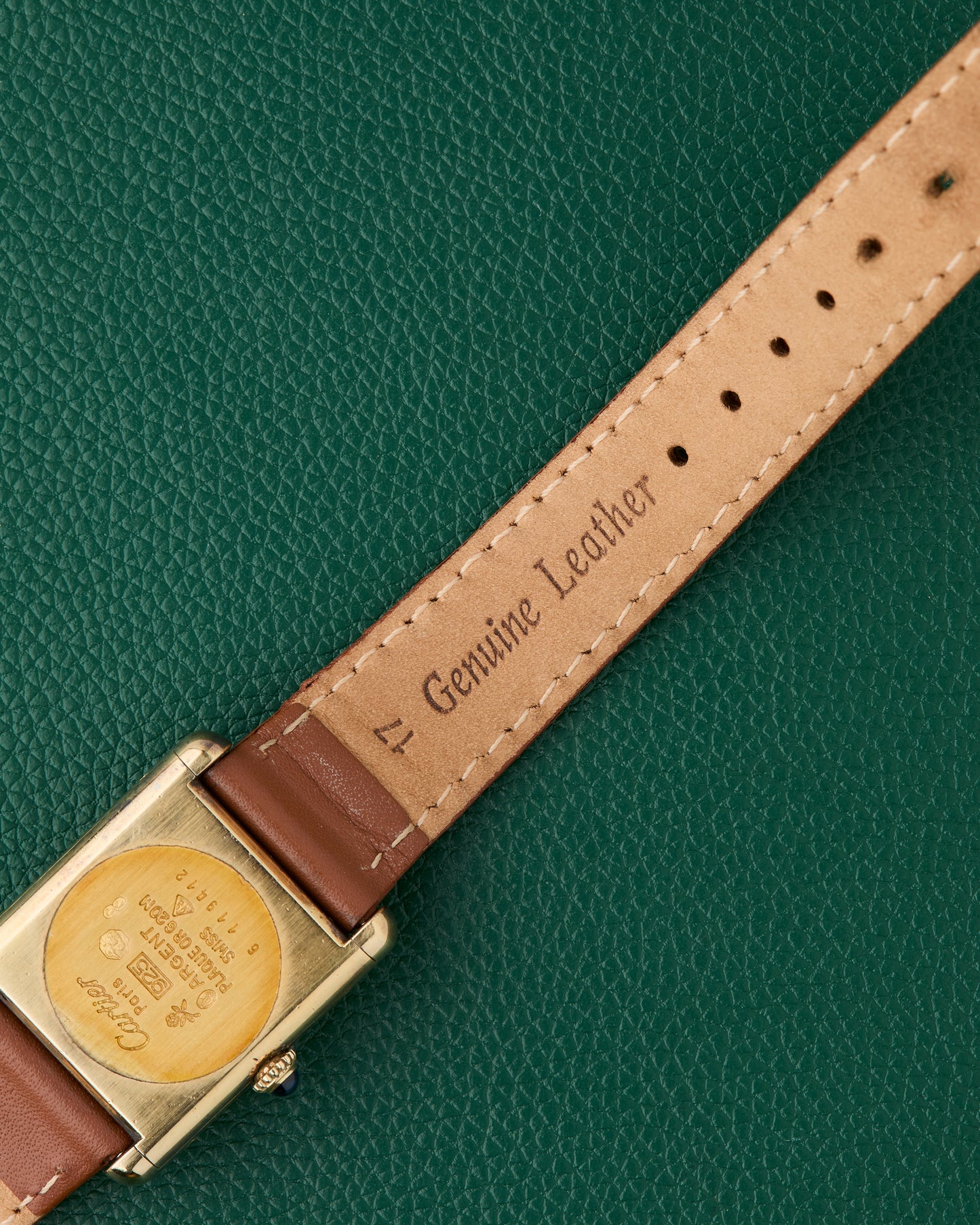 Cartier Tank Must de Cartier Blue Dial Manual Winding