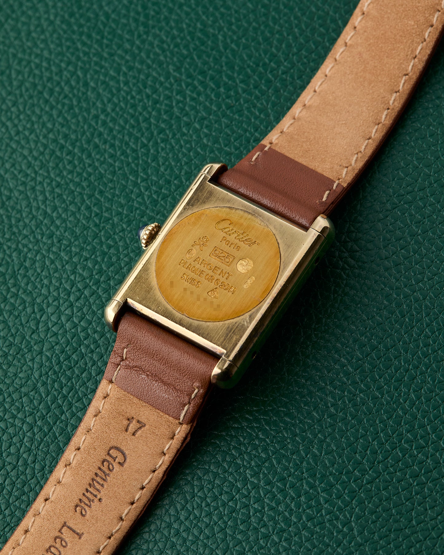 Cartier Tank Must de Cartier Blue Dial Manual Winding