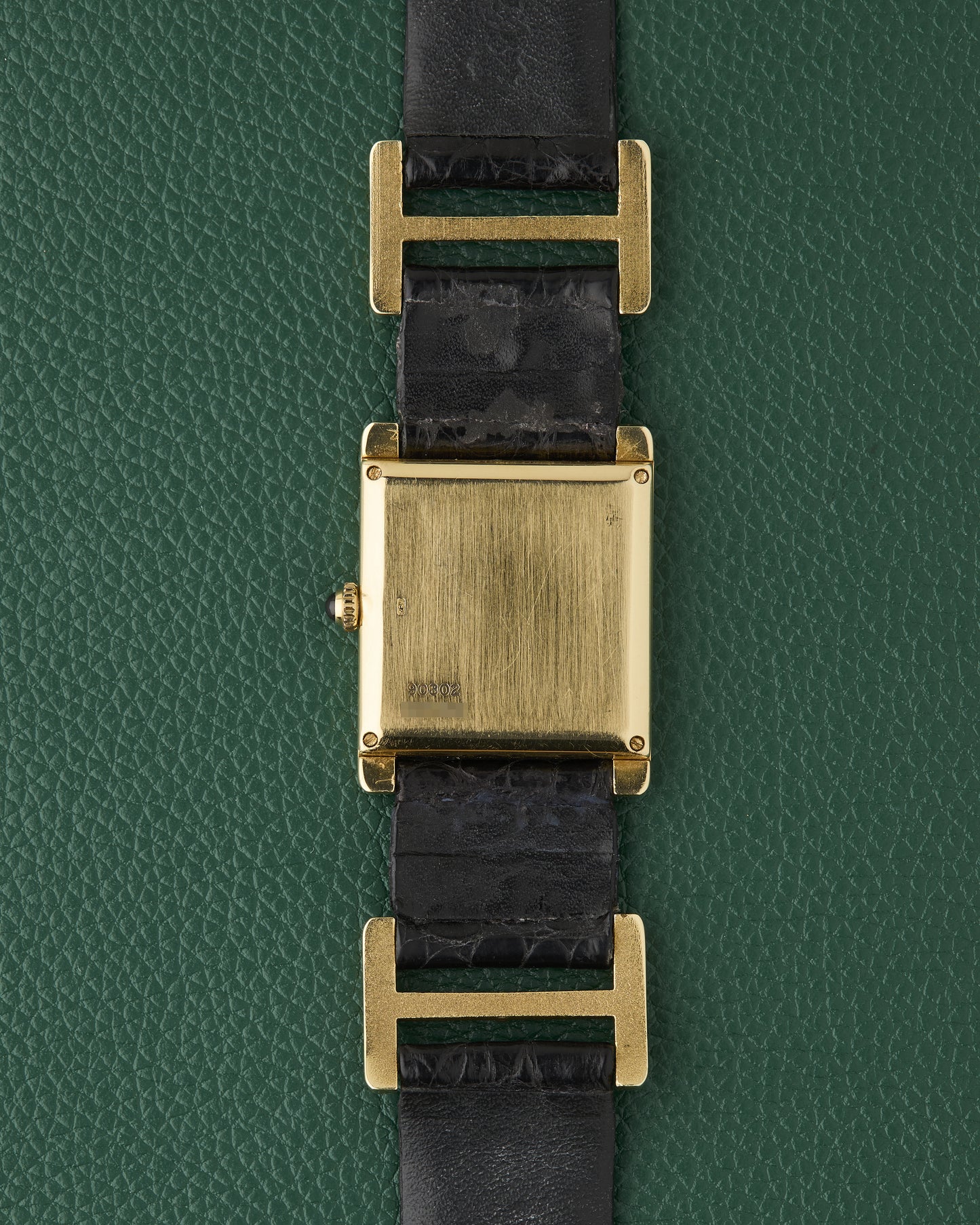 Piaget Ref. 90802 Onyx & Diamonds Dial 18k Yellow Gold
