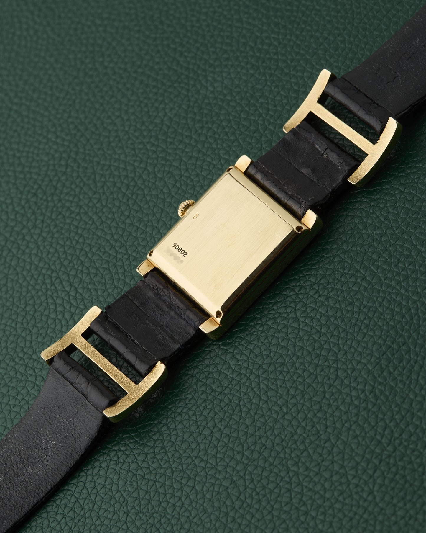Piaget Ref. 90802 Onyx & Diamonds Dial 18k Yellow Gold