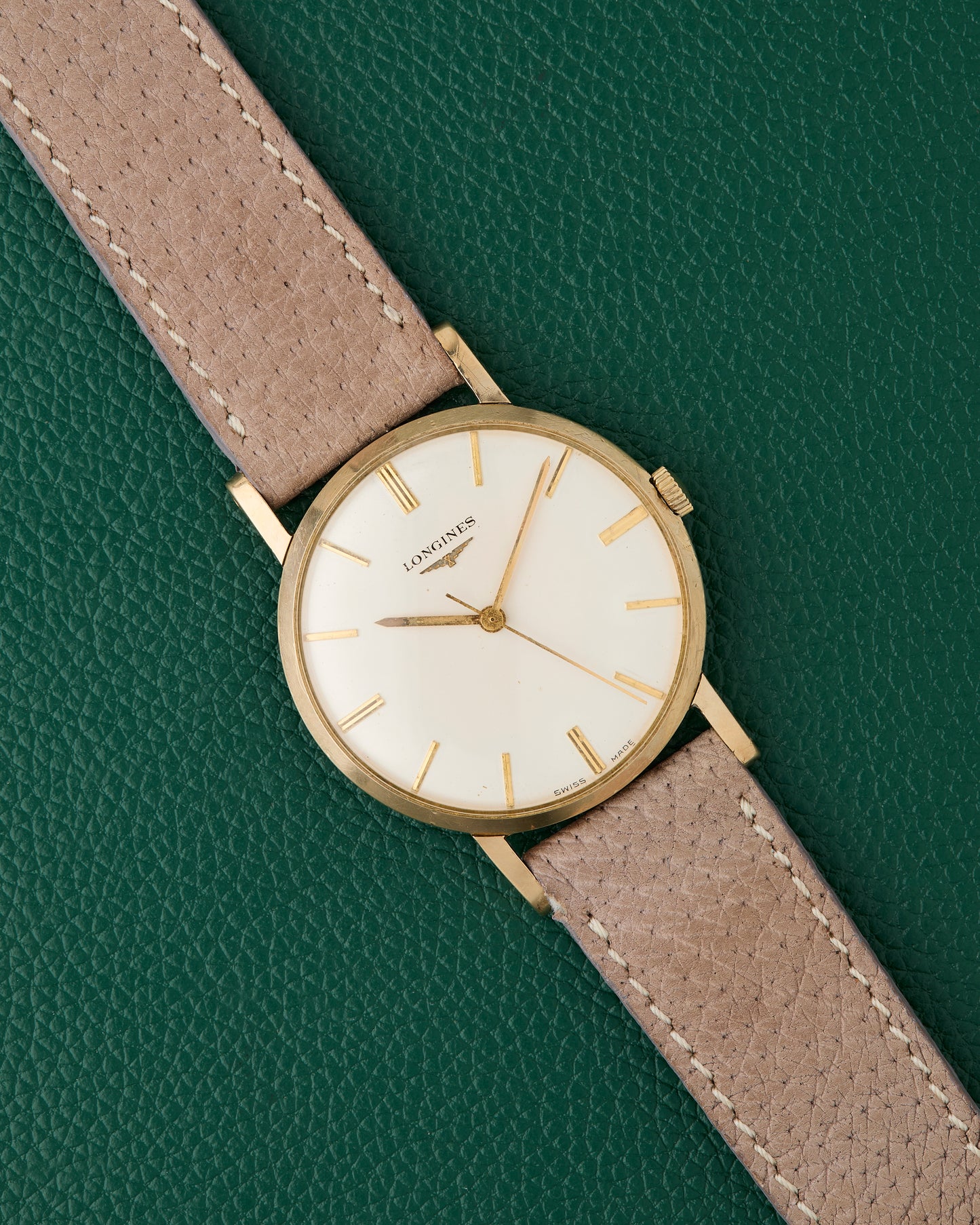 Longines Ref. 12374 Dennison Case 9k Yellow Gold Longines Box 1961