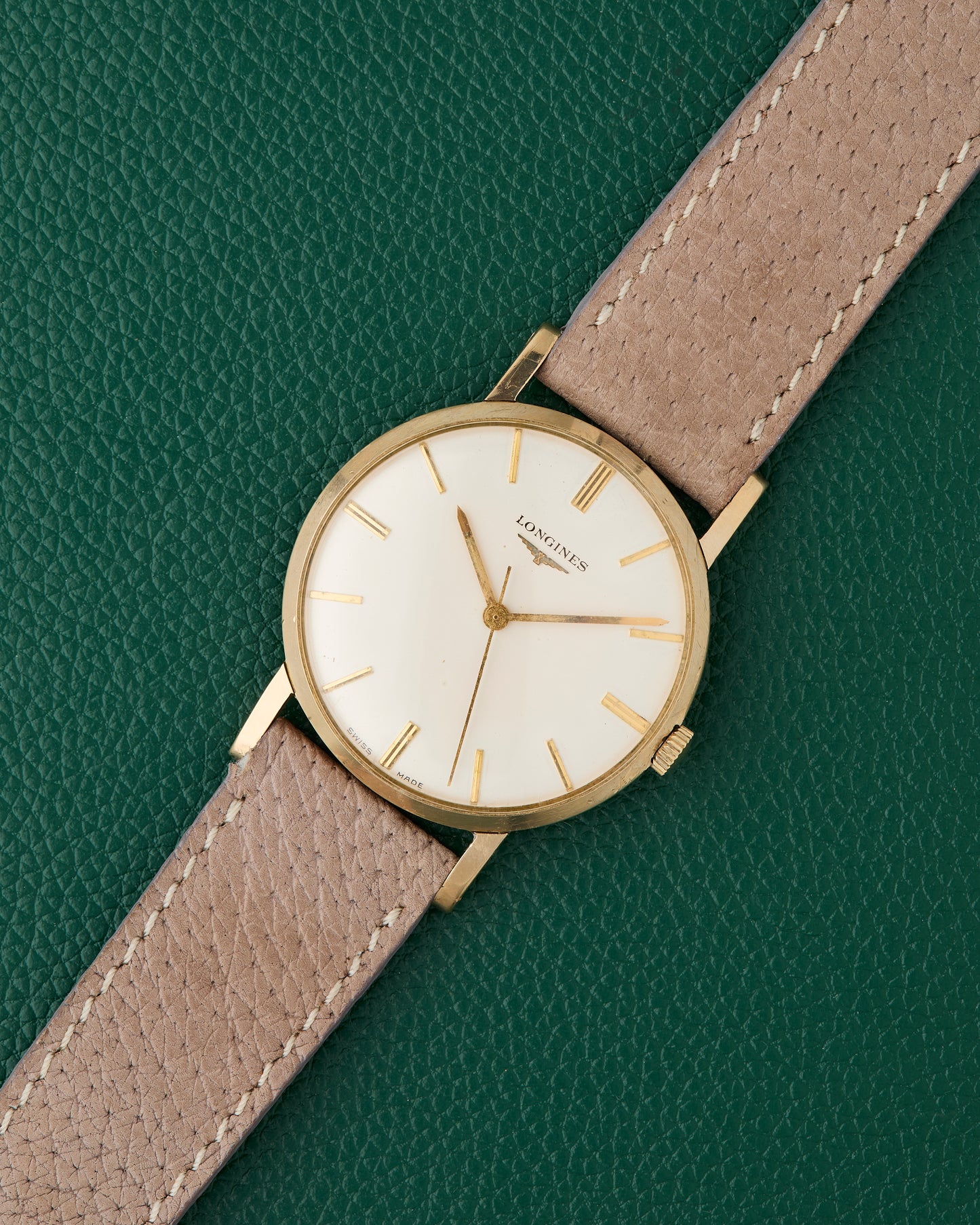 Longines Ref. 12374 Dennison Case 9k Yellow Gold Longines Box 1961