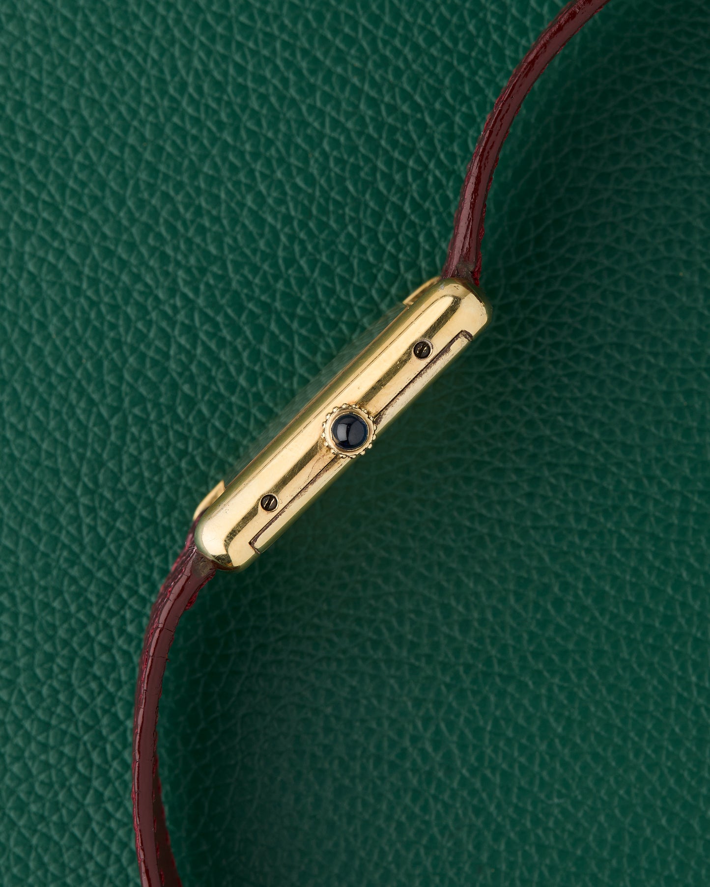 Cartier Tank Must de Cartier Rouge Burgundy Dial Manual Wind