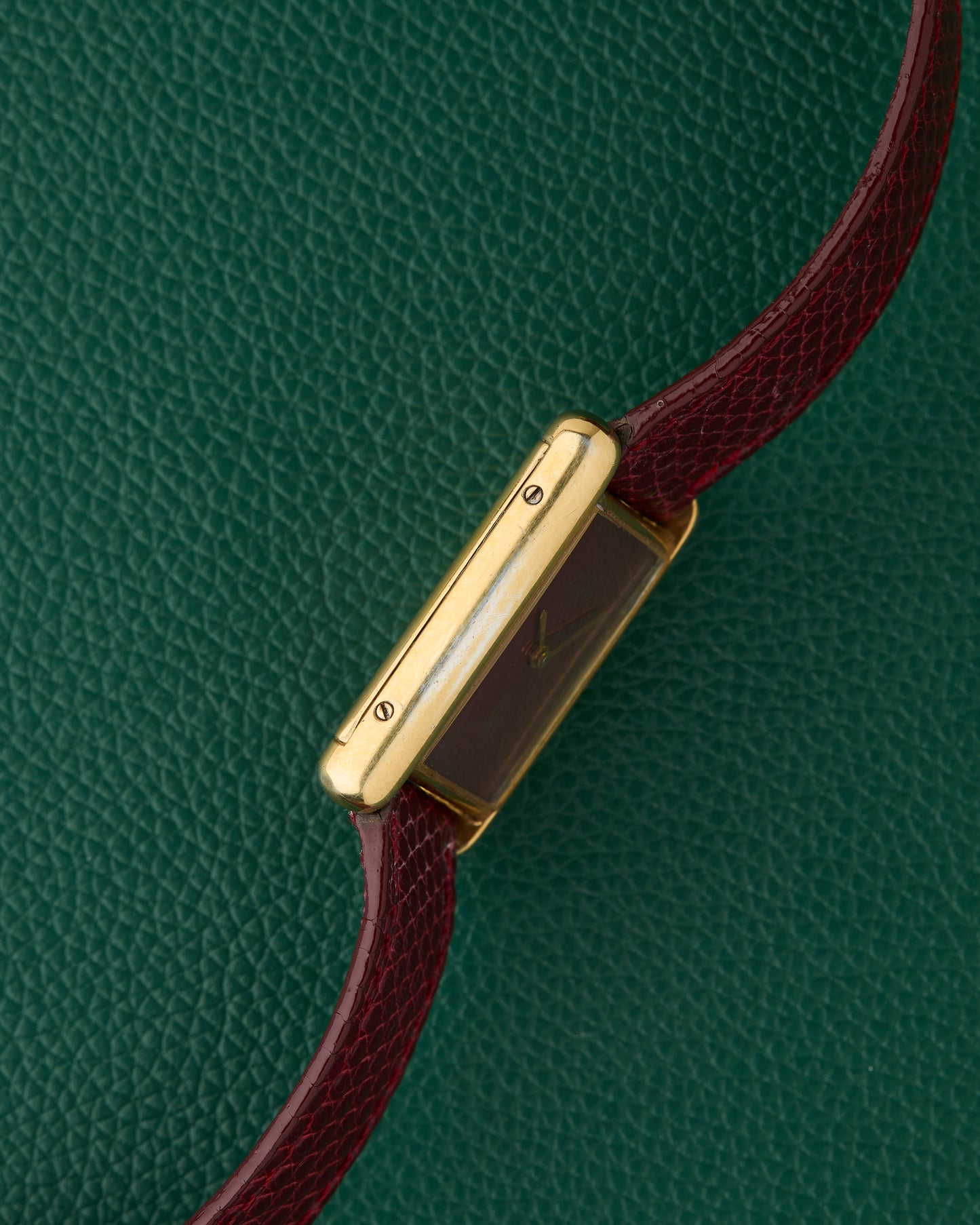 Cartier Tank Must de Cartier Rouge Burgundy Dial Manual Wind