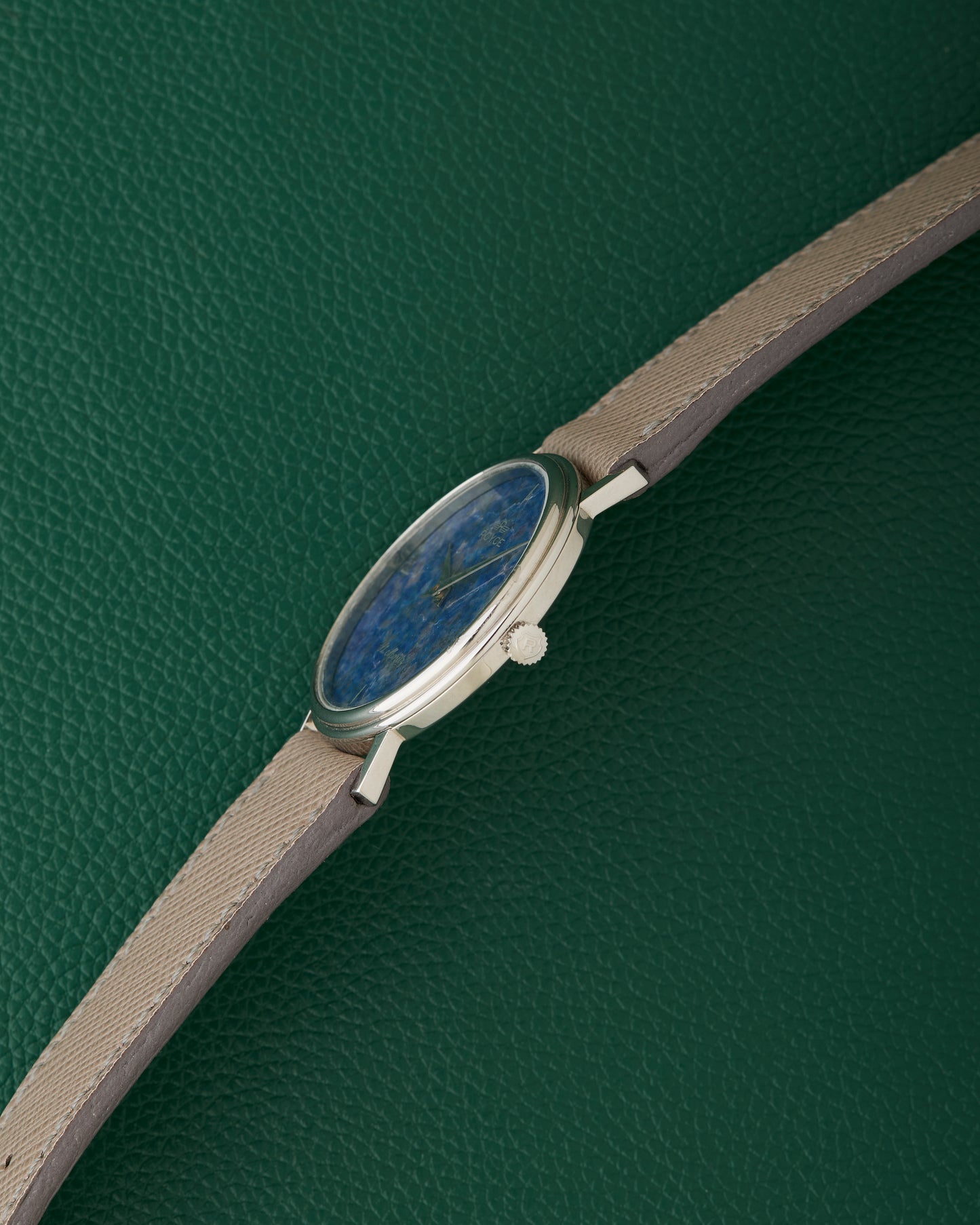 Royce St. Moritz Lapis Lazuli Dial Vintage Wristwatch