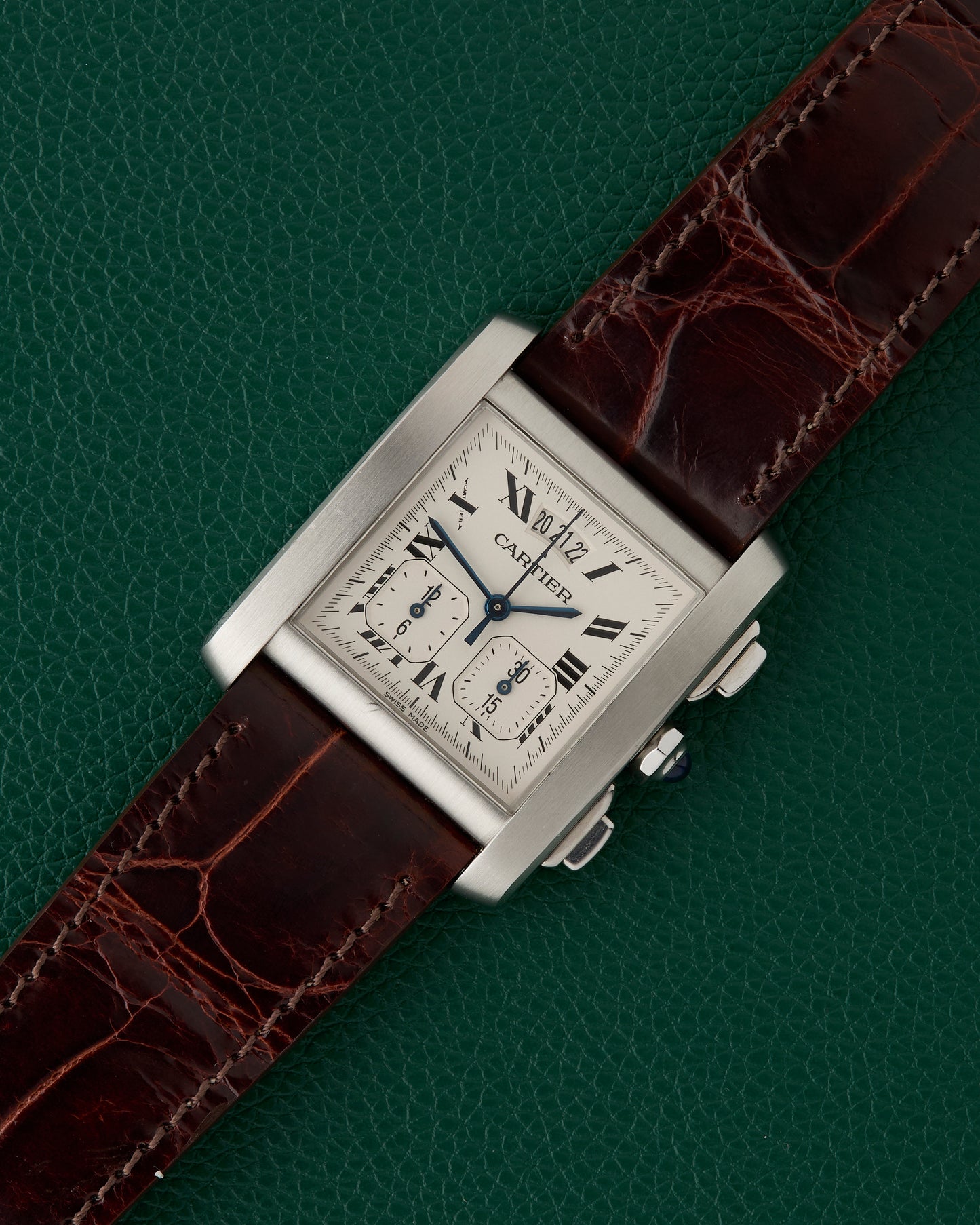 Cartier Tank Française Ref. 2531 Chronoflex “Yearling” Chronograph