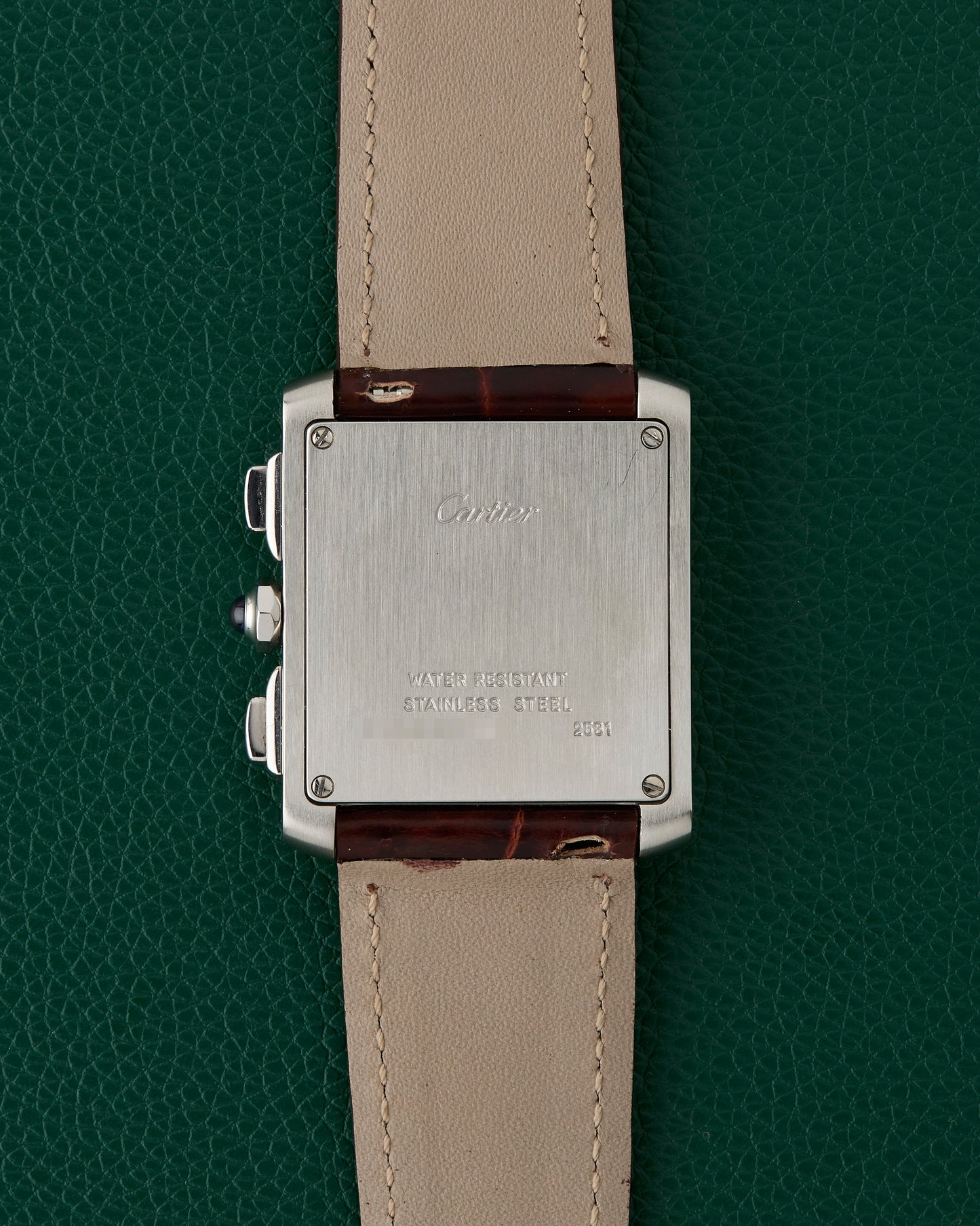 Cartier Tank Française Ref. 2531 Chronoflex “Yearling” Chronograph