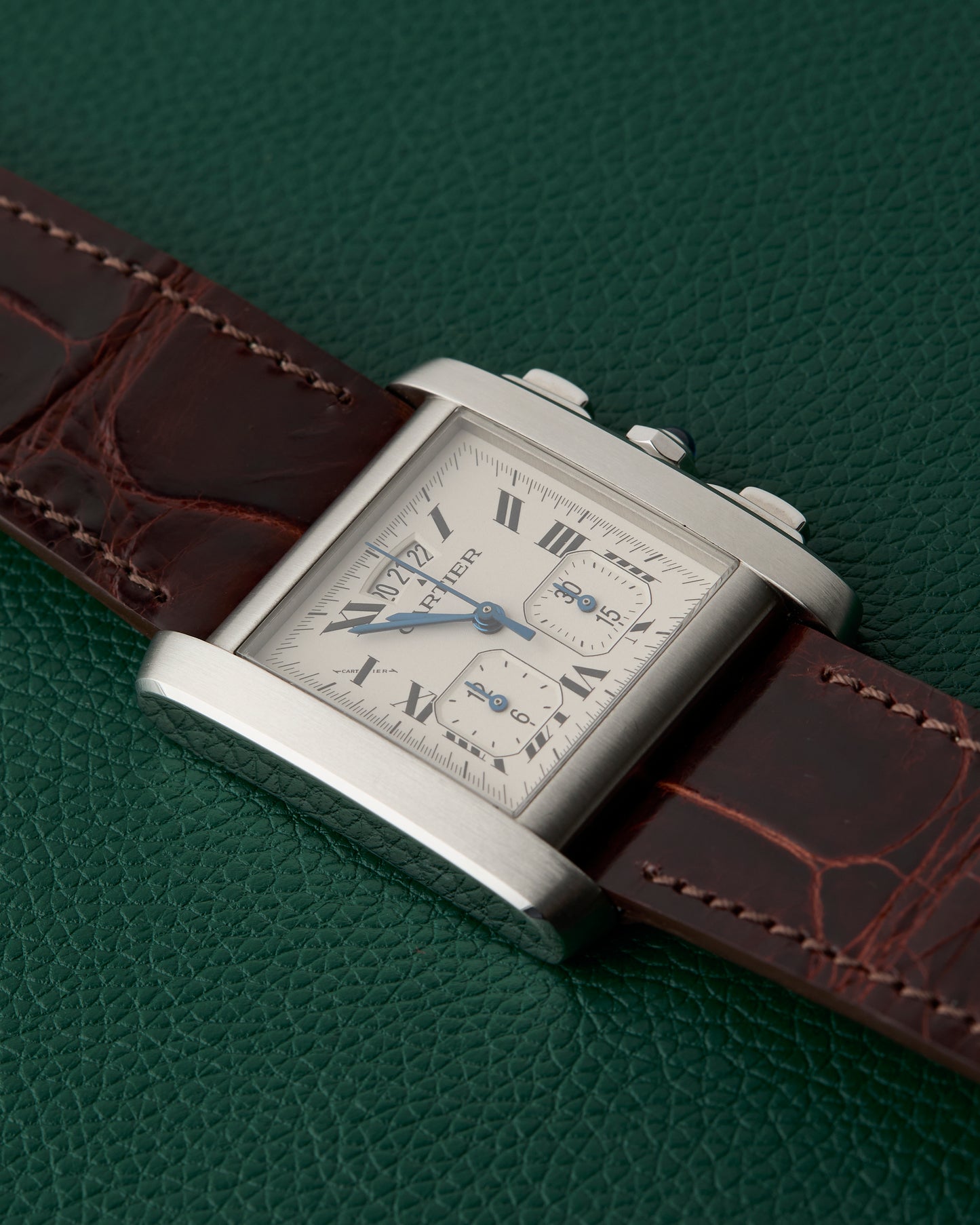 Cartier Tank Française Ref. 2531 Chronoflex “Yearling” Chronograph