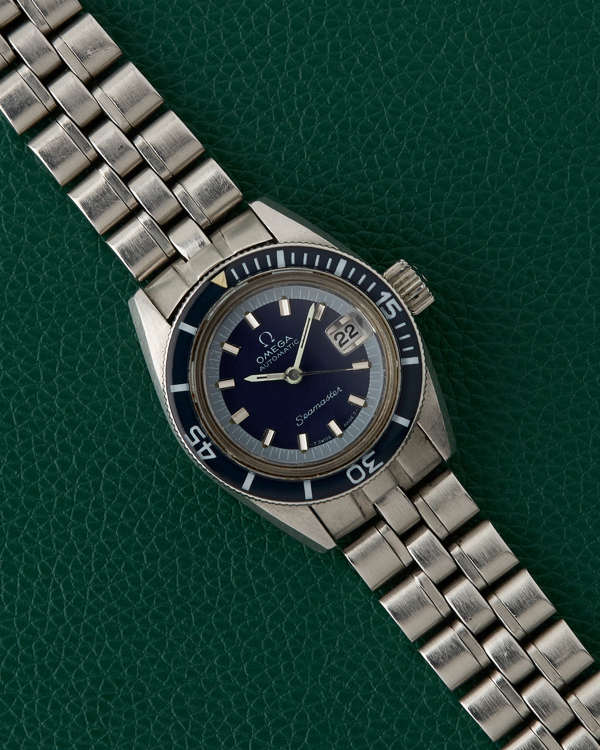 Omega Seamaster Ref. 566.024 Blue Dial Ladies Automatic