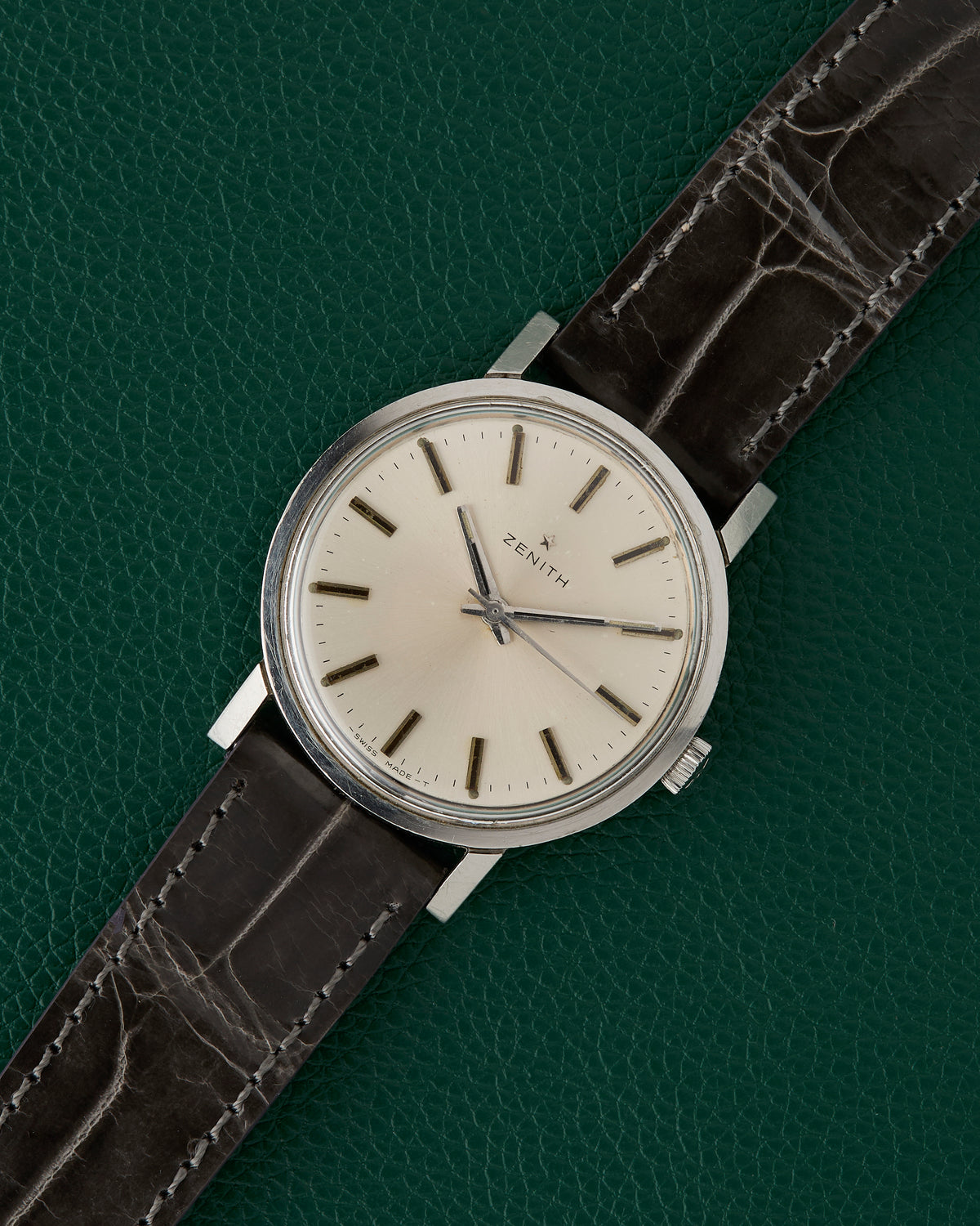 Zenith Silver Dial Dress Watch Manual Winding