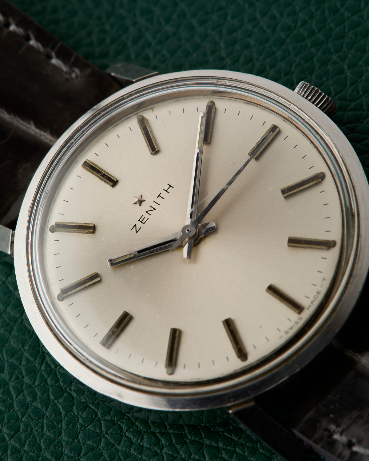 Zenith Silver Dial Dress Watch Manual Winding