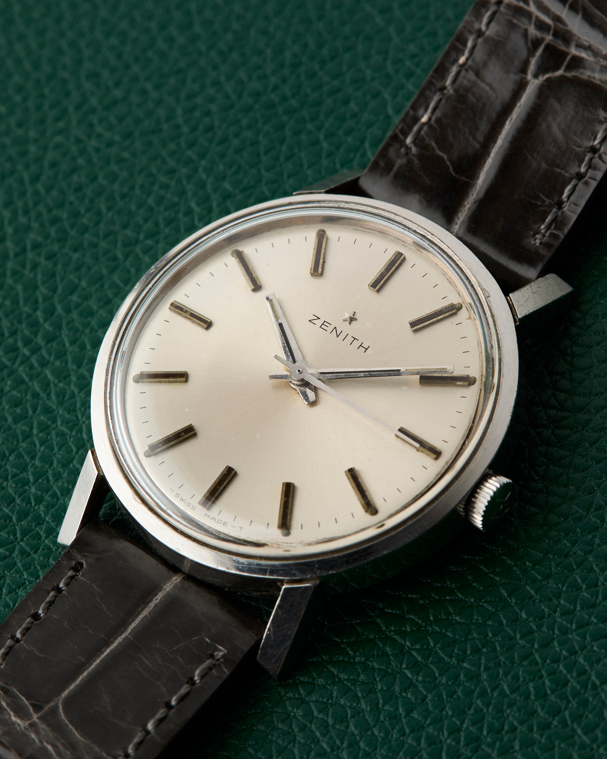 Zenith Silver Dial Dress Watch Manual Winding
