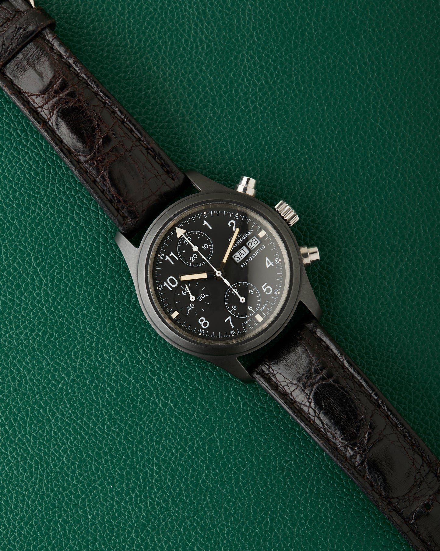 IWC 3705 Ceramic Fliegerchronograph Neo-Vintage Pilot Chronograph