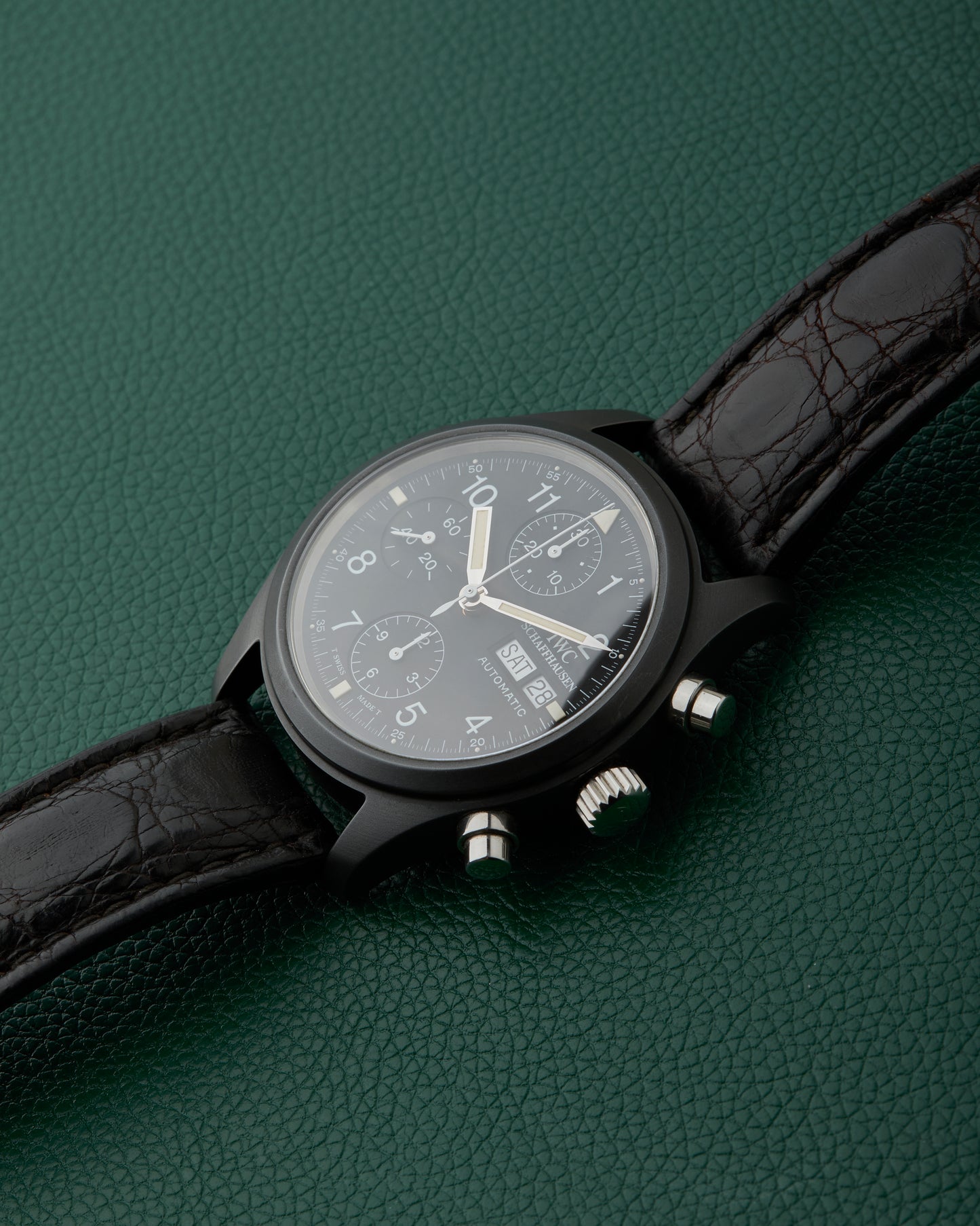 IWC 3705 Ceramic Fliegerchronograph Neo-Vintage Pilot Chronograph