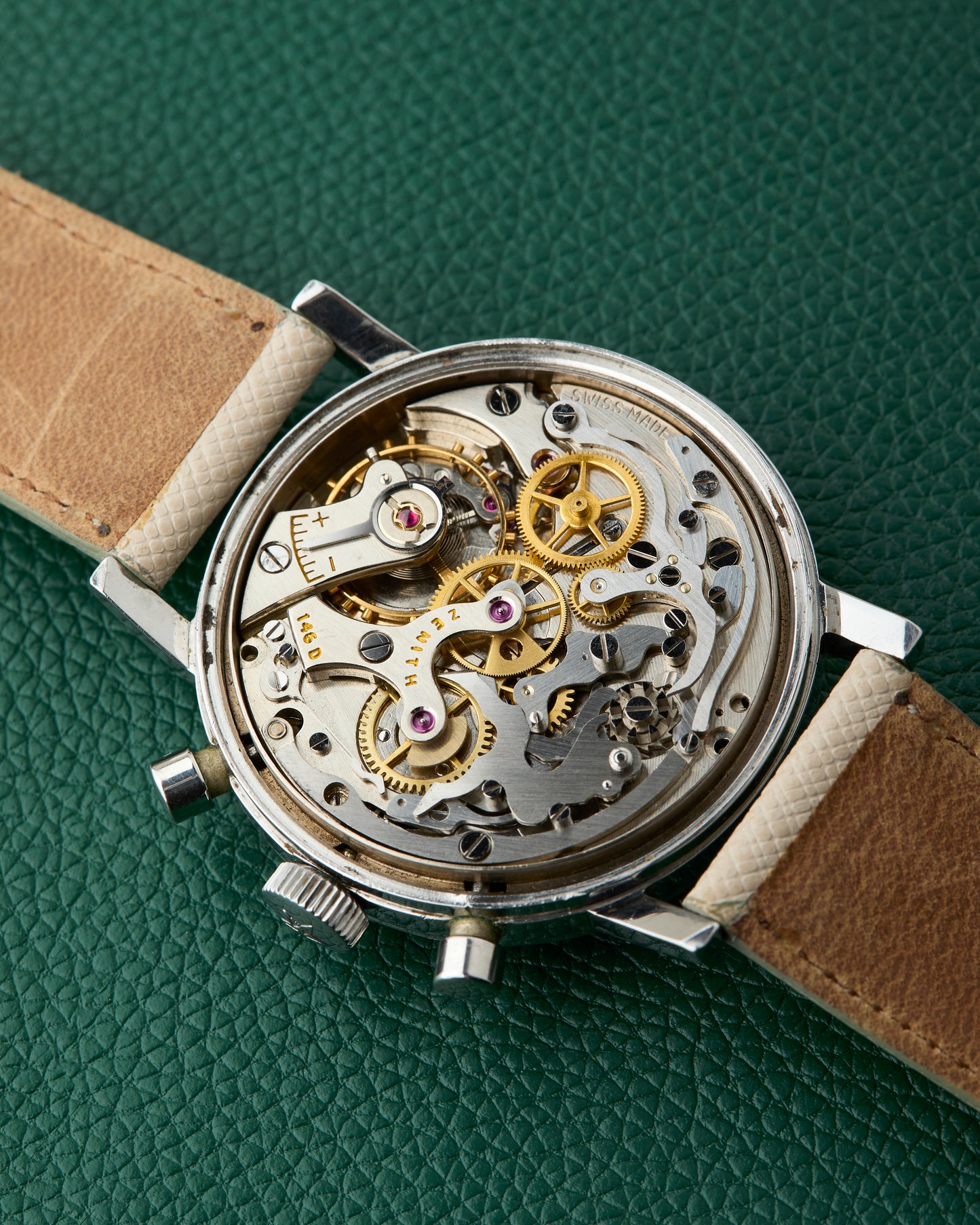 Zenith A271 Slate Sunburst Grey Vintage Chronograph