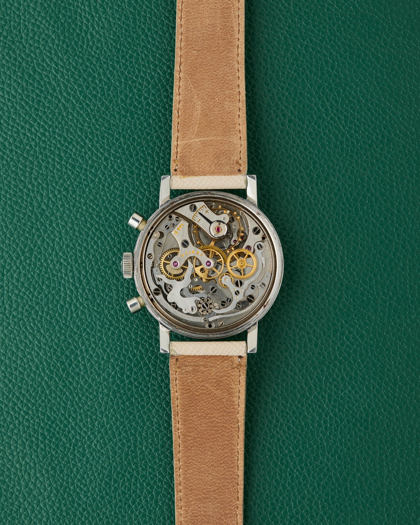 Zenith A271 Slate Sunburst Grey Vintage Chronograph