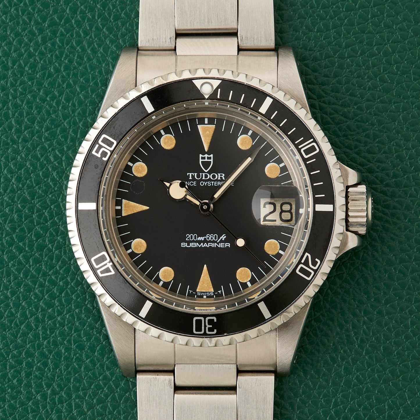 Tudor Ref.76100 Submariner Date Lollipop Hand Black Dial 1987