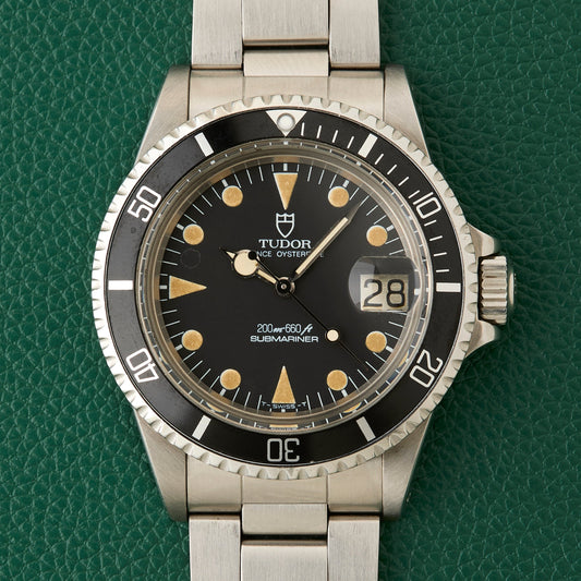Tudor Ref.76100 Submariner Date Lollipop Hand Black Dial 1987