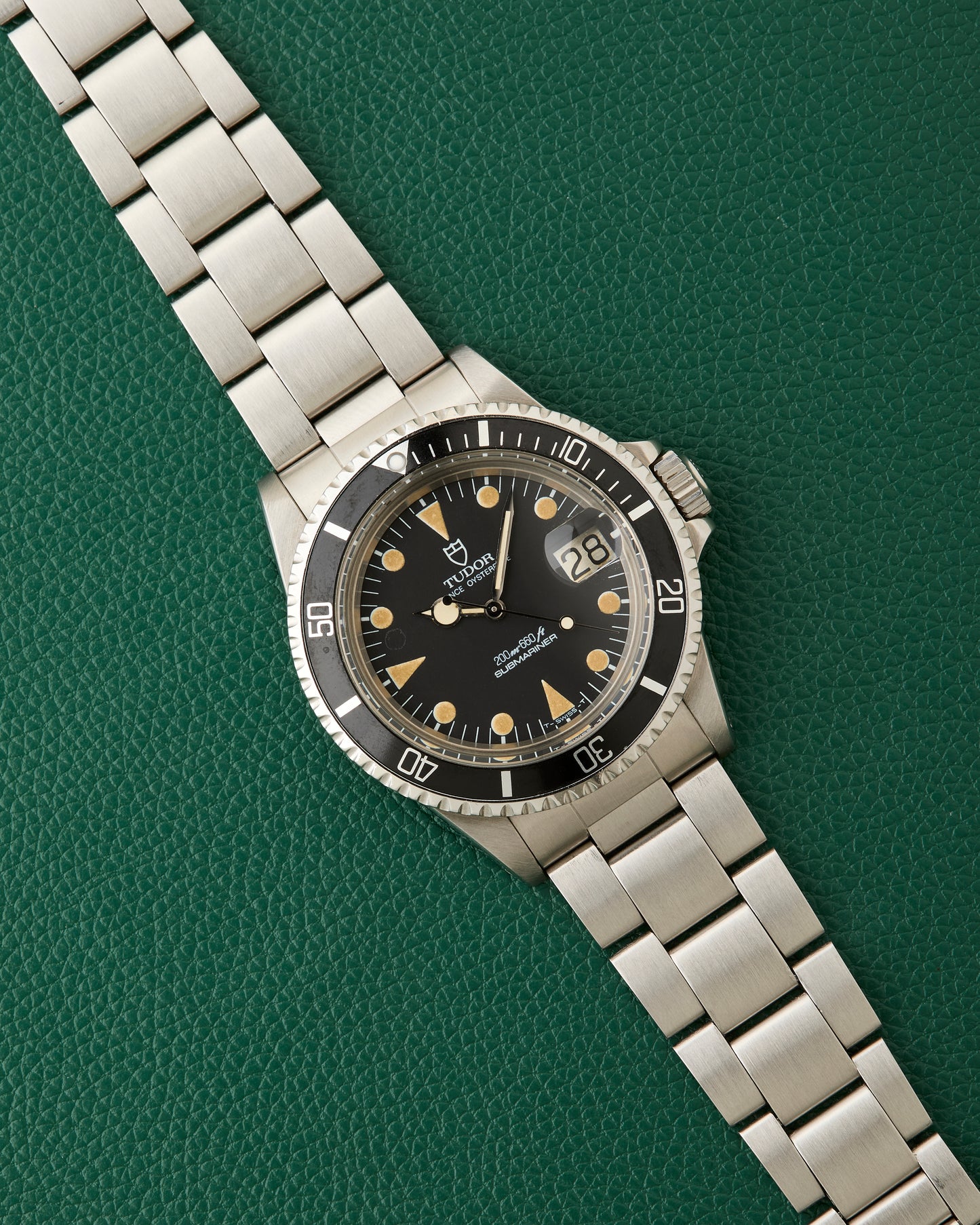 Tudor Ref.76100 Submariner Date Lollipop Hand Black Dial 1987