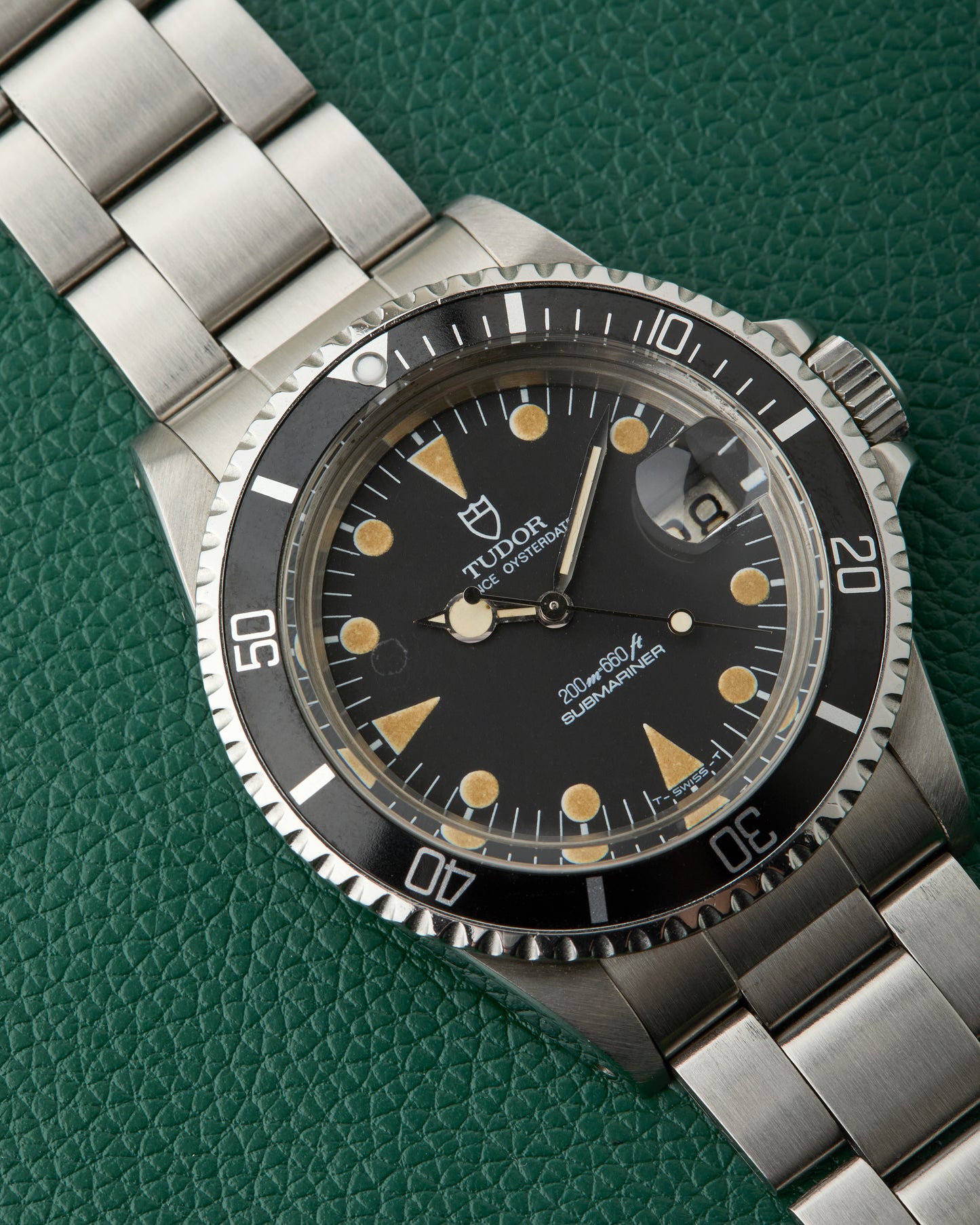 Tudor Ref.76100 Submariner Date Lollipop Hand Black Dial 1987