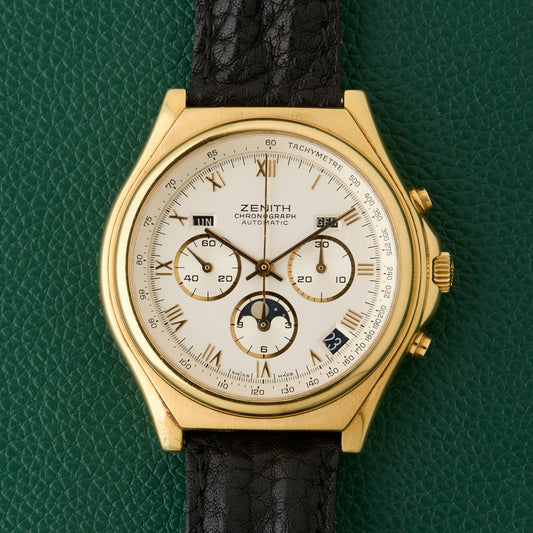 Zenith 30.0160.418 El Primero Moonphase 18k Neo-Vintage Full Calendar